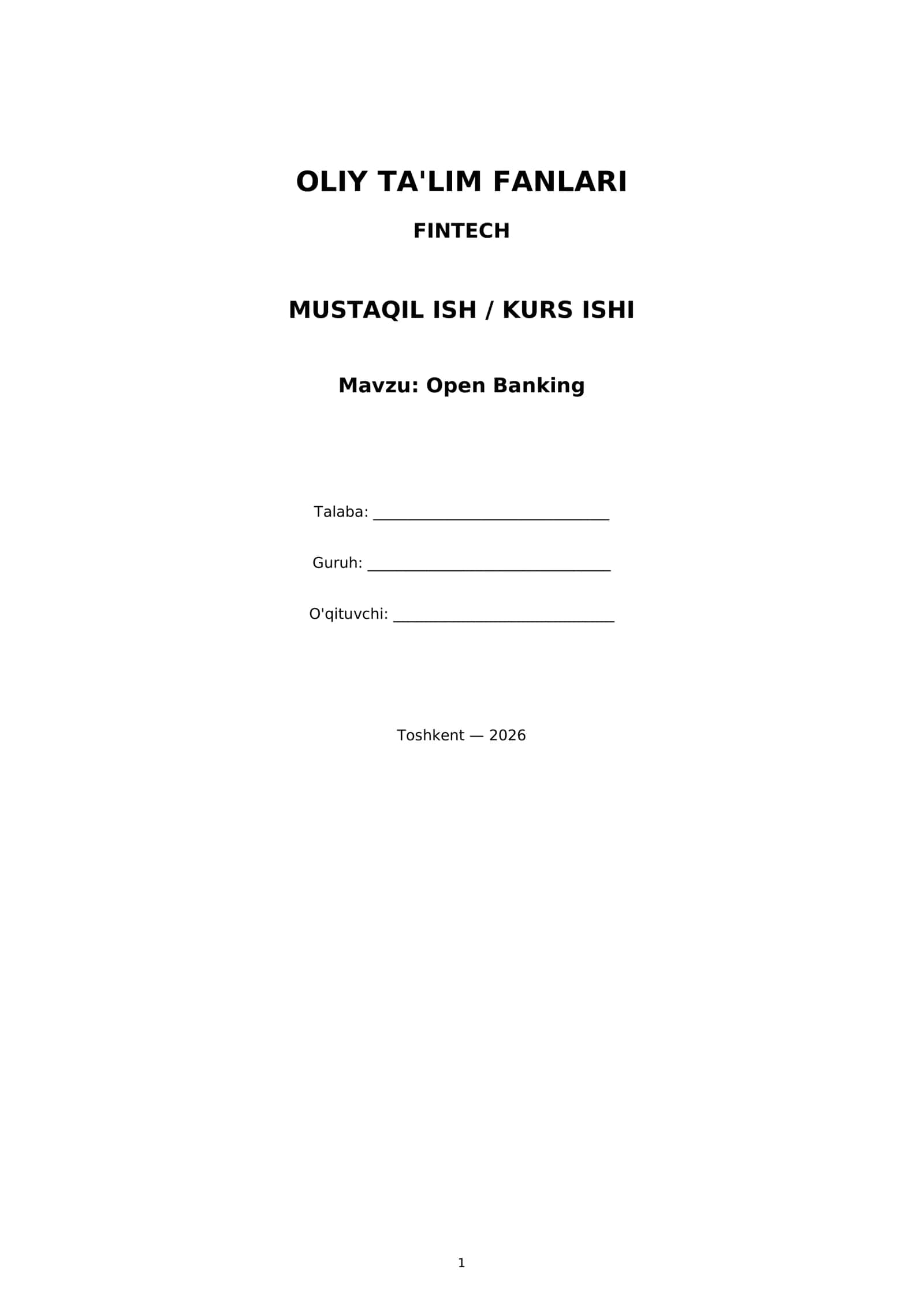 Open Banking 1