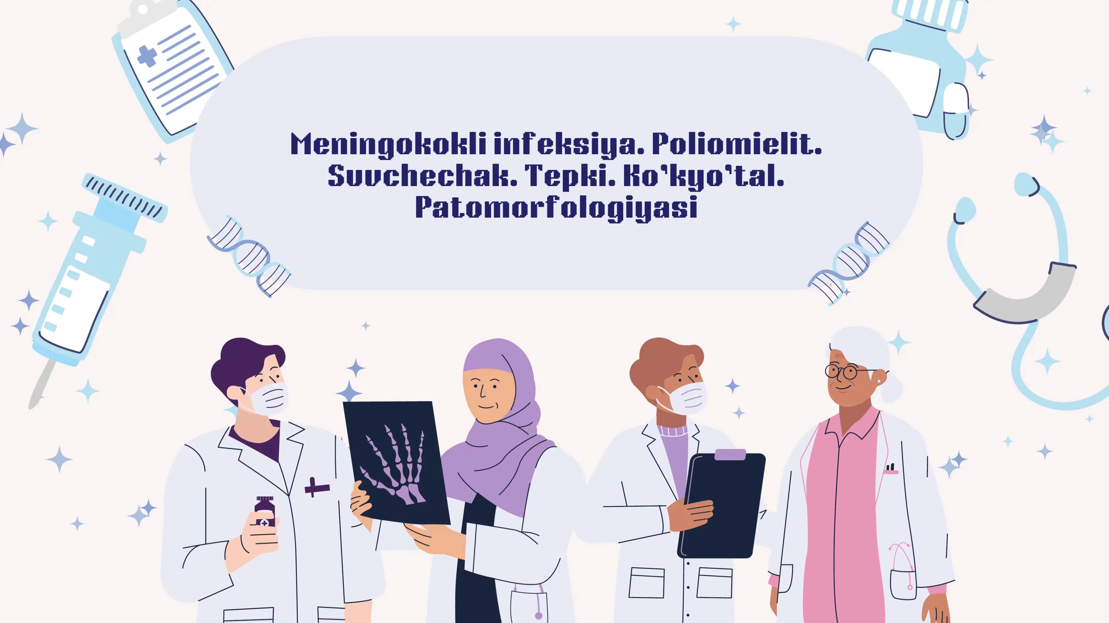 Meningokokli infeksiya. Poliomielit. Suvchechak. Tepki. Ko’kyo’tal. Patomorfologiyasi 1