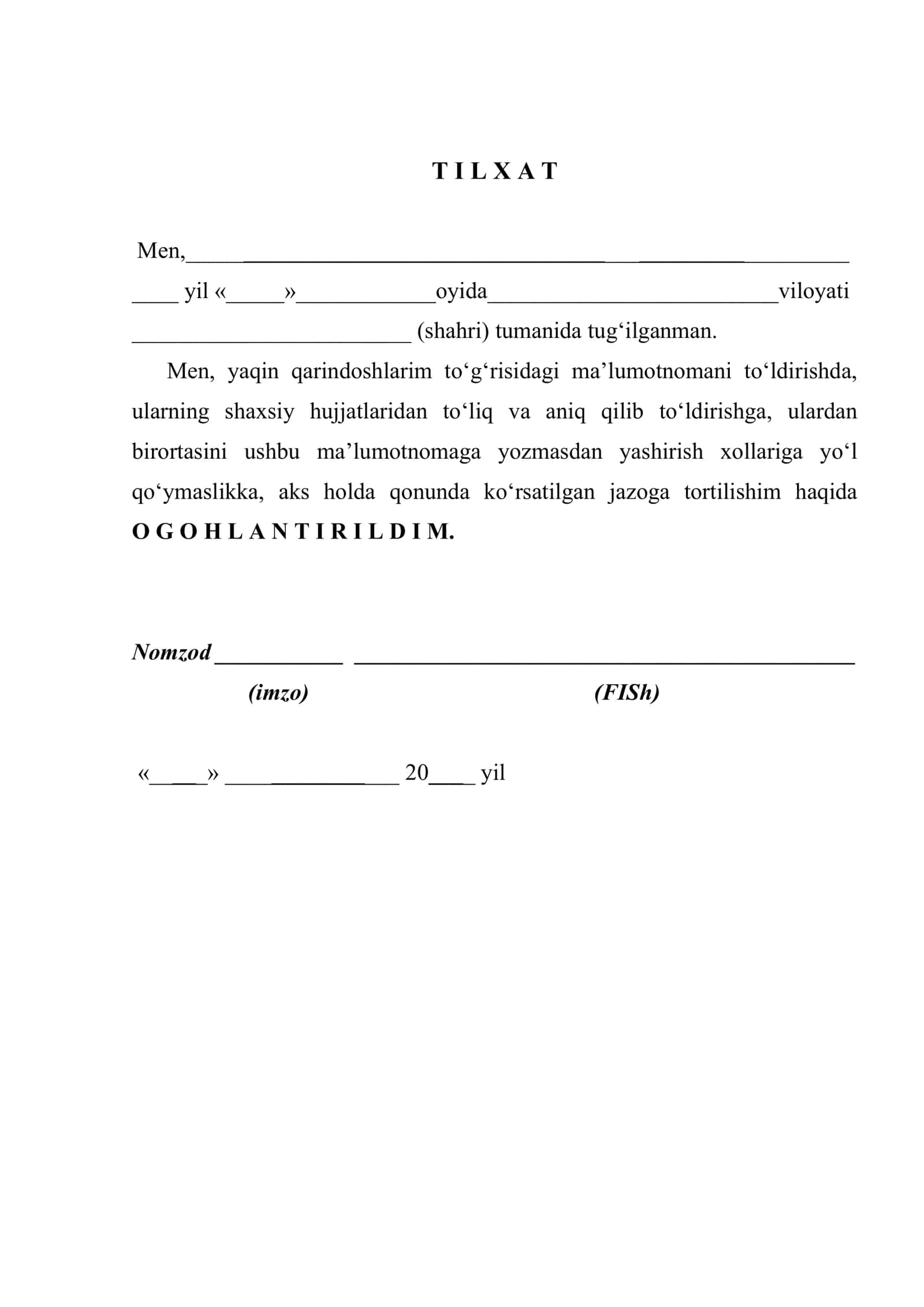 TILXAT 1
