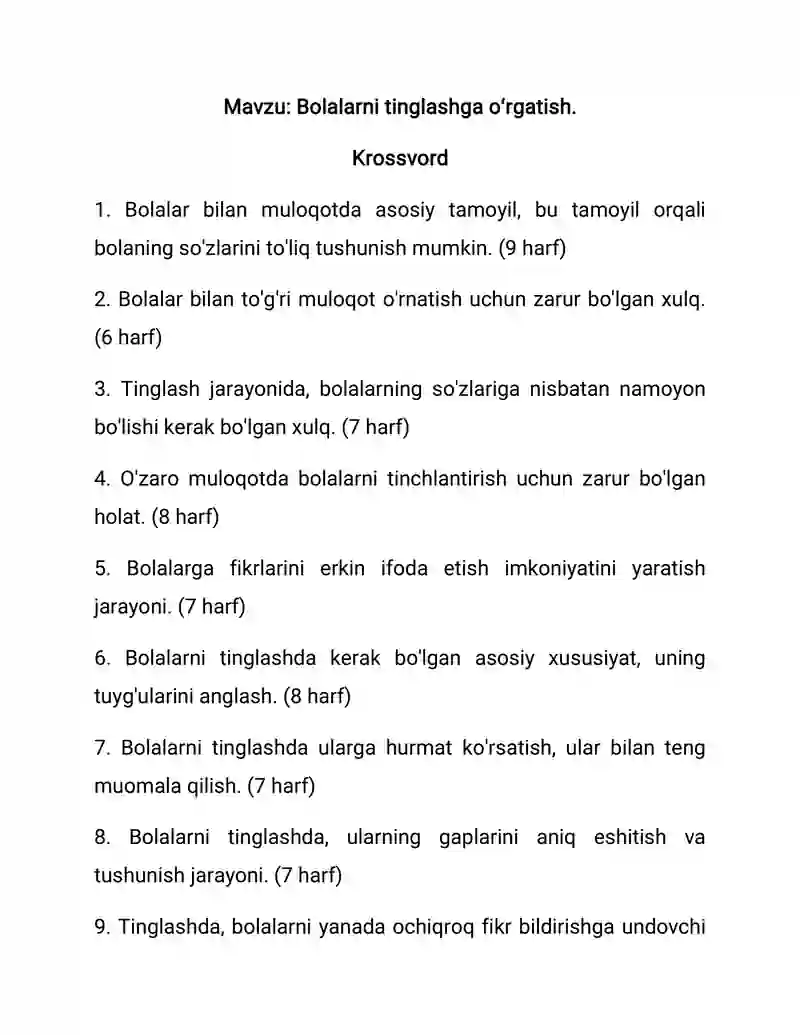 Bolalarni musiqaviy ritmik harakatlarga oʻrgatish