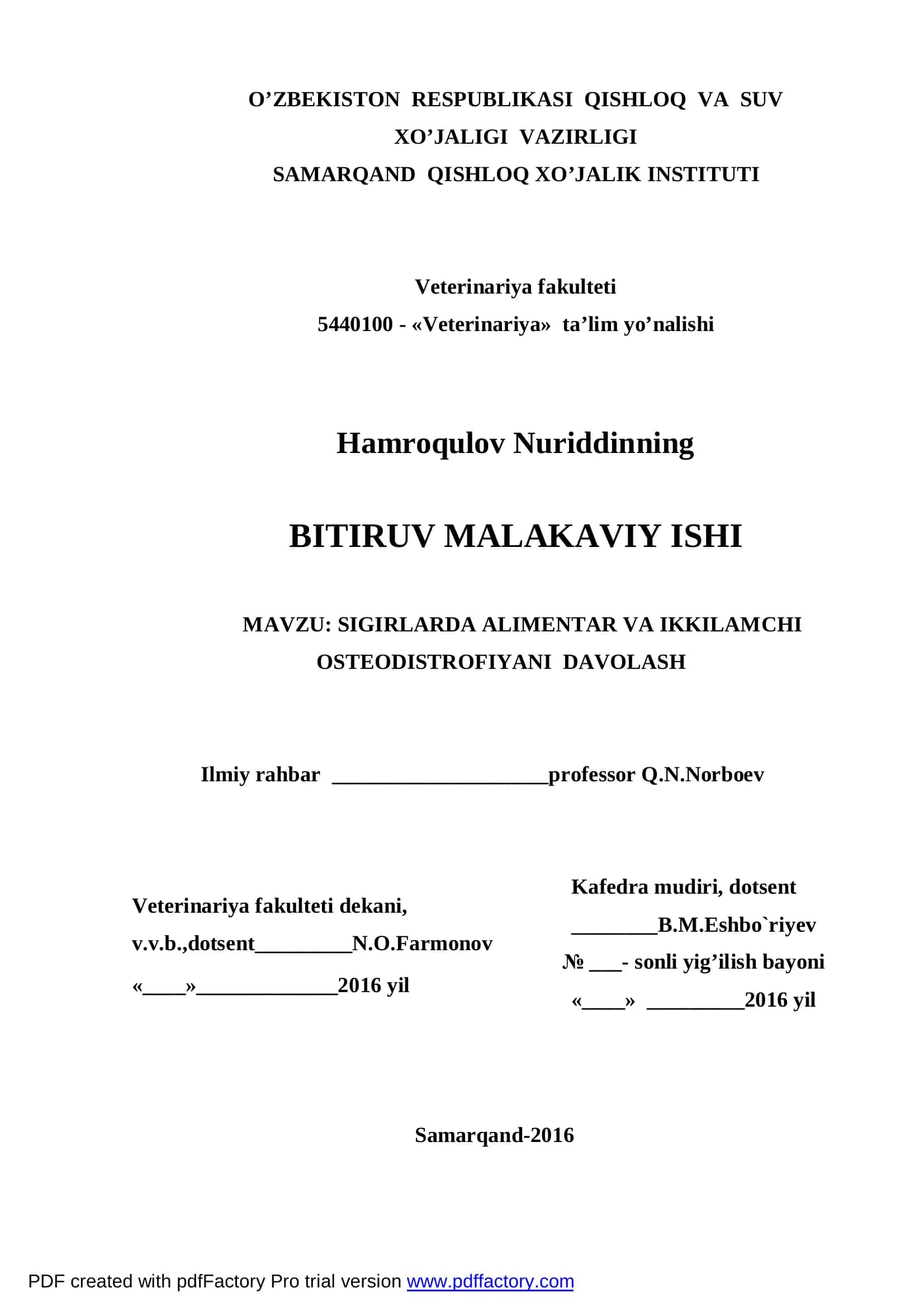 SIGIRLARDA ALIMENTAR VA IKKILAMCHI OSTEODISTROFIYANI DAVOLASH 1