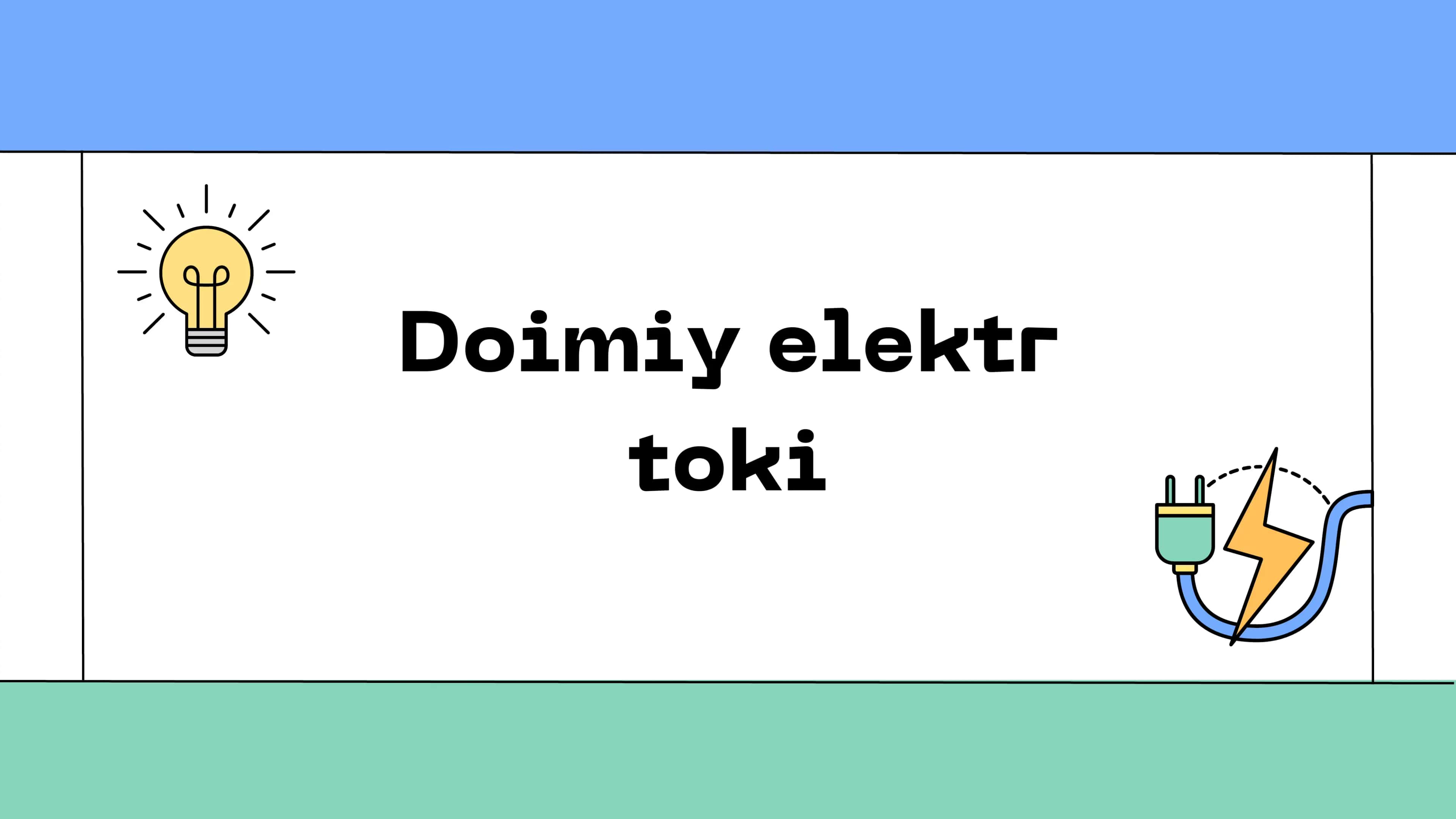 Doimiy elektr toki 1