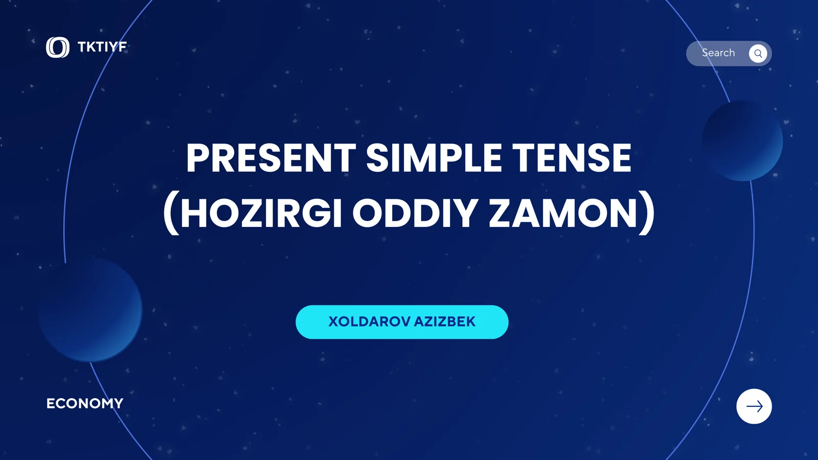Present simple tense 1