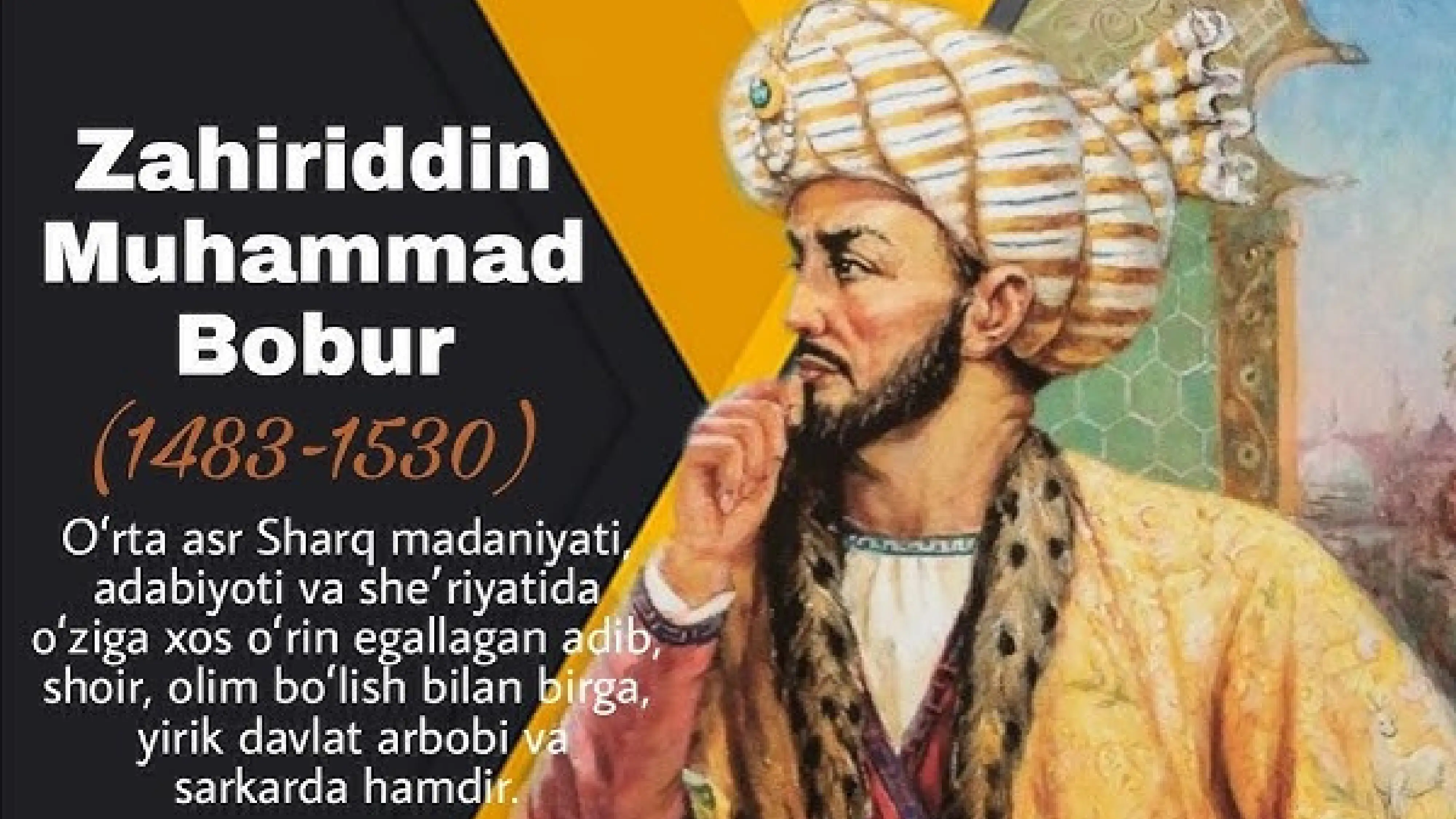 Zahiriddin Muhammad Bobur 1