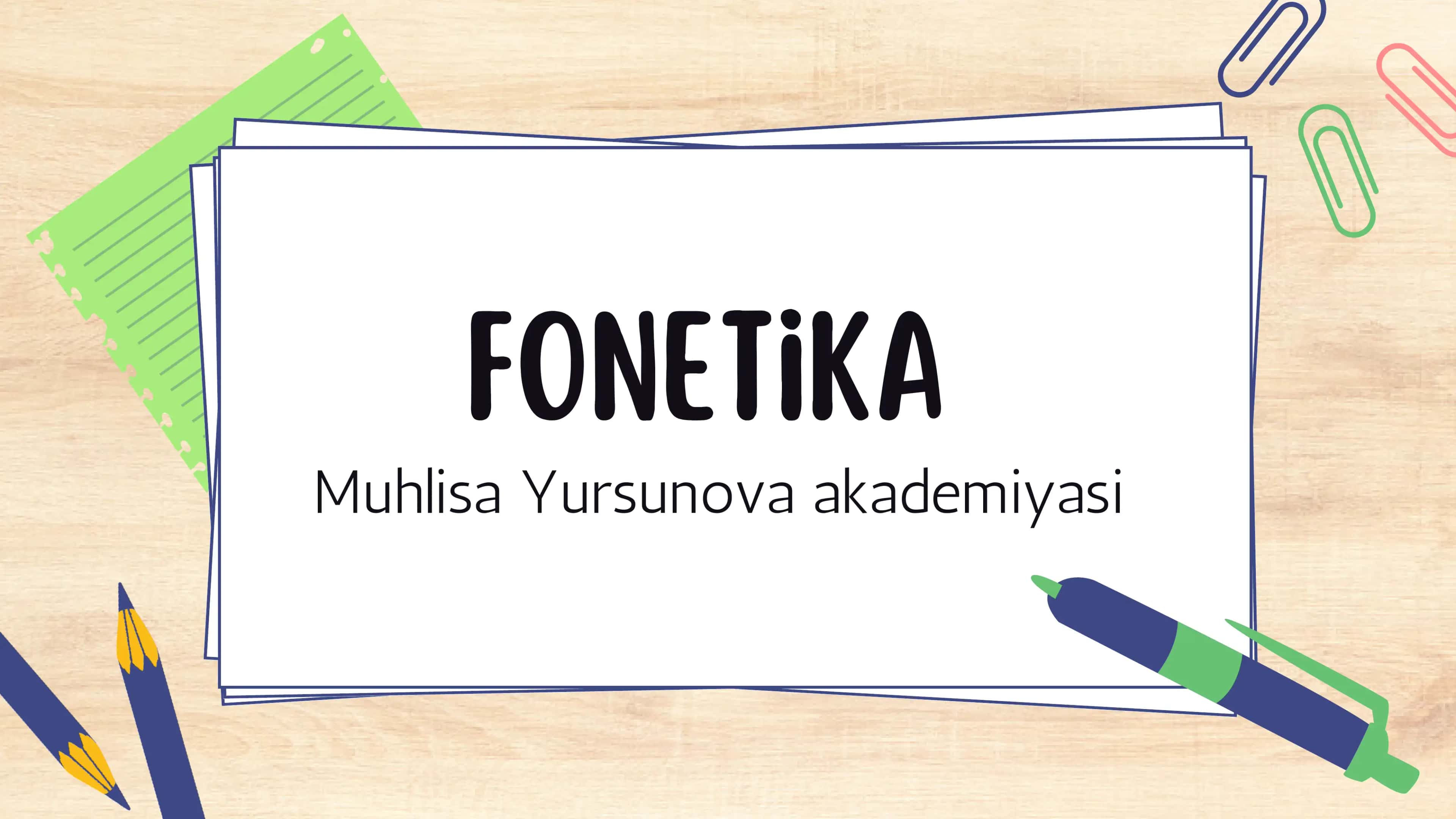 Fonetika 1