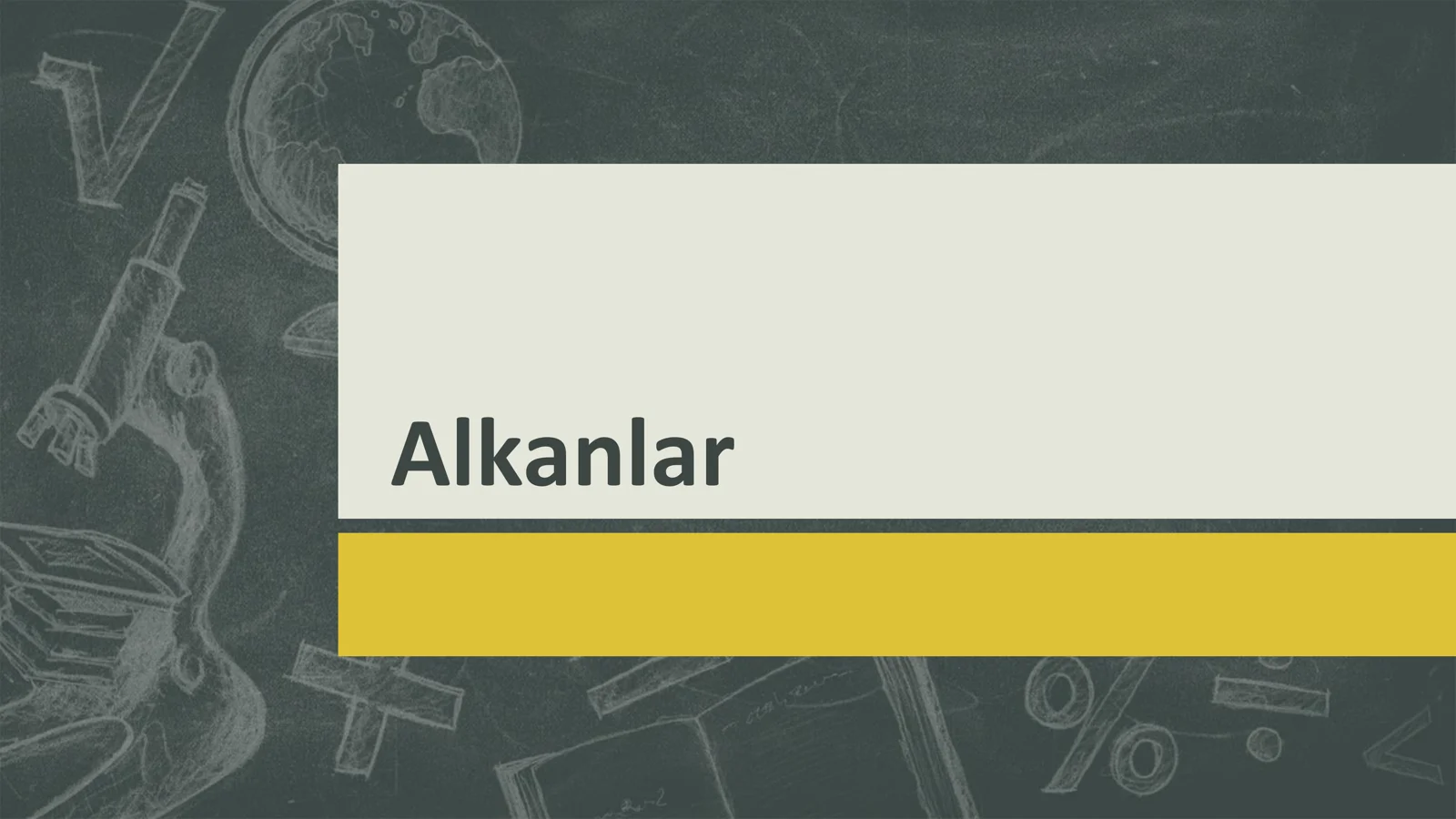 Alkanlar 1