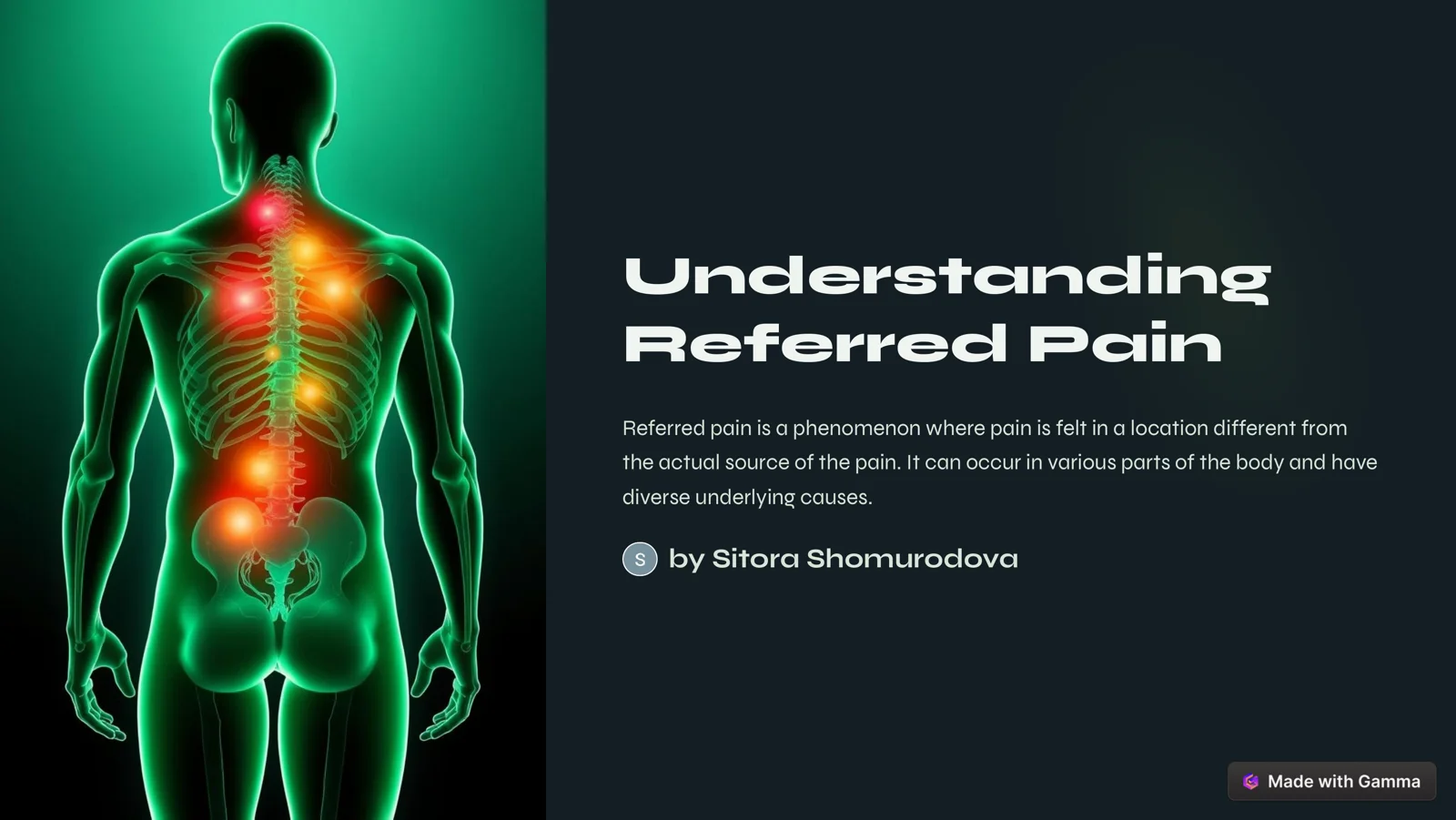 Referred Pain 1