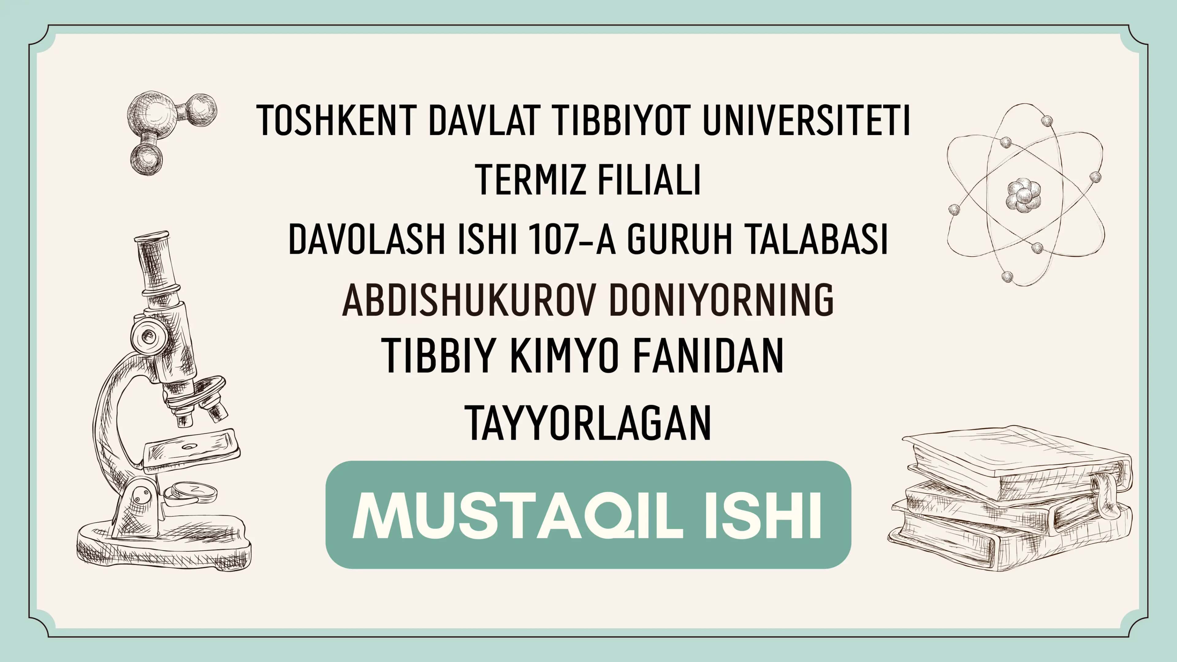 Yadro kimyosining tibbiyotdagi o’rni 1