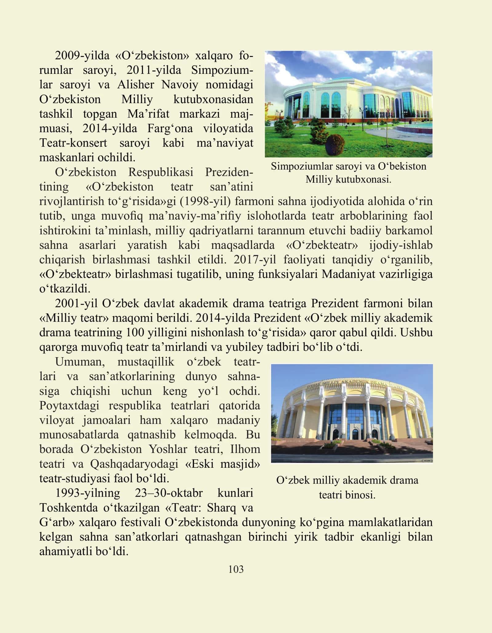O‘zbek teatrlarida qoidalari 1