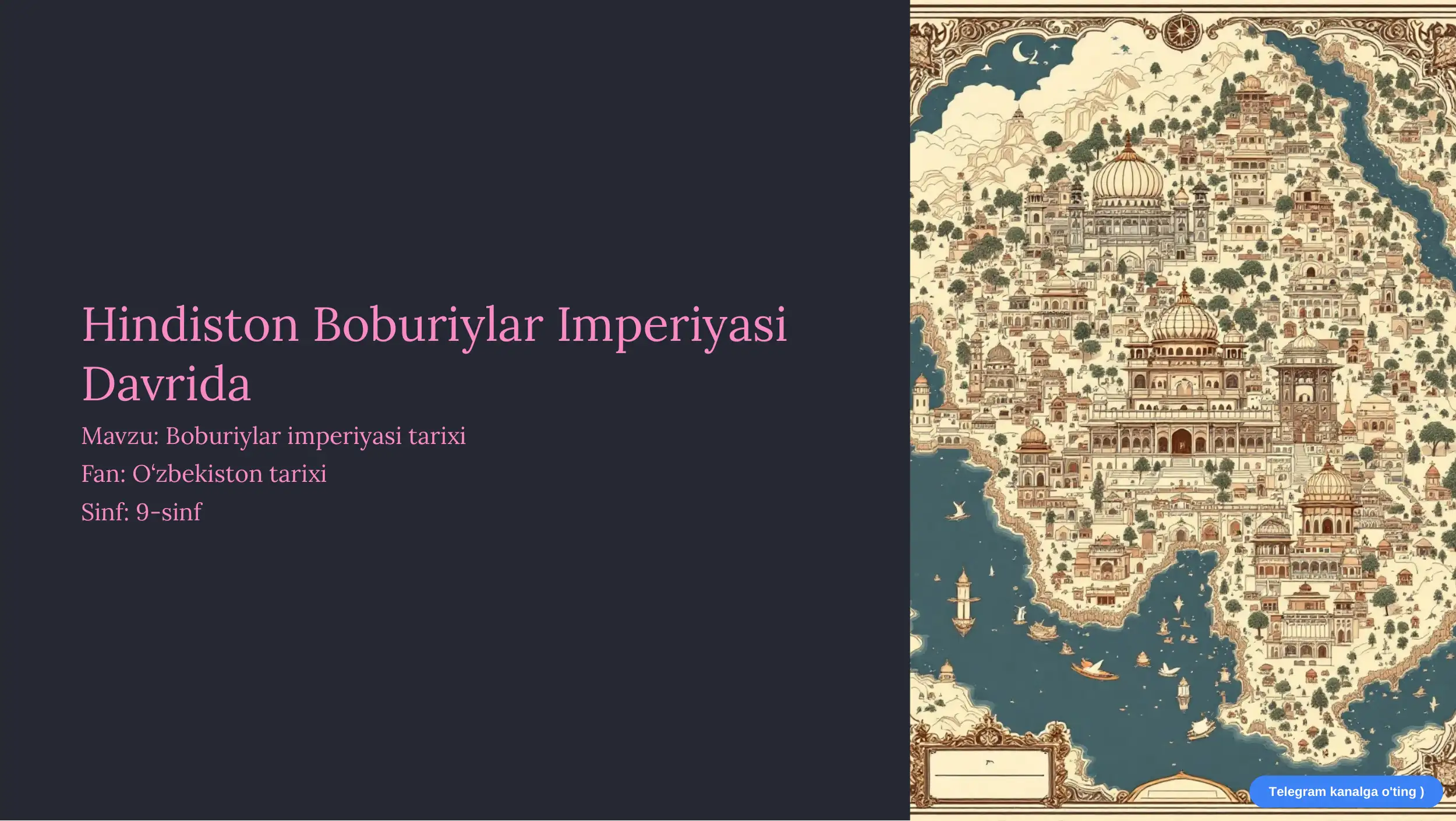 Hindiston Boburiylar Imperiyasi Davrida 1