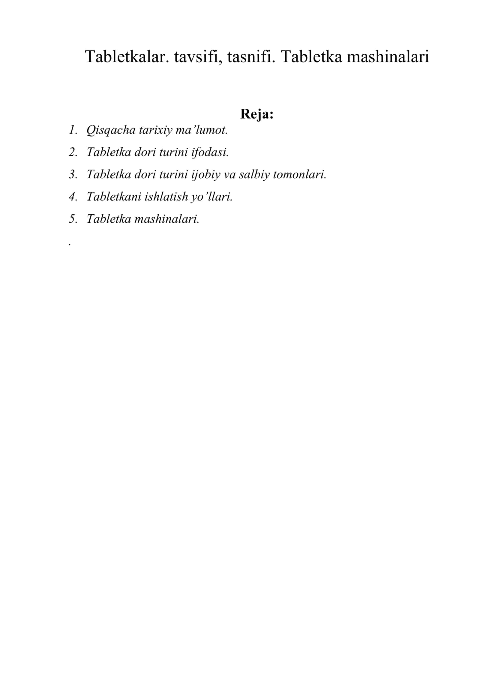 Tabletka mashinalari 1