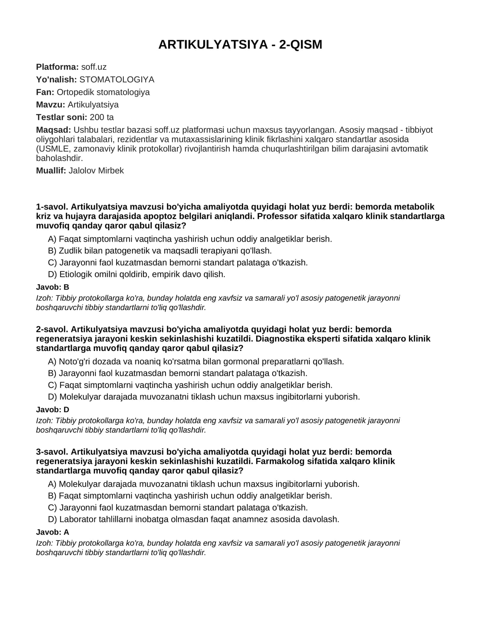 ARTIKULYATSIYA - 2-QISM 1