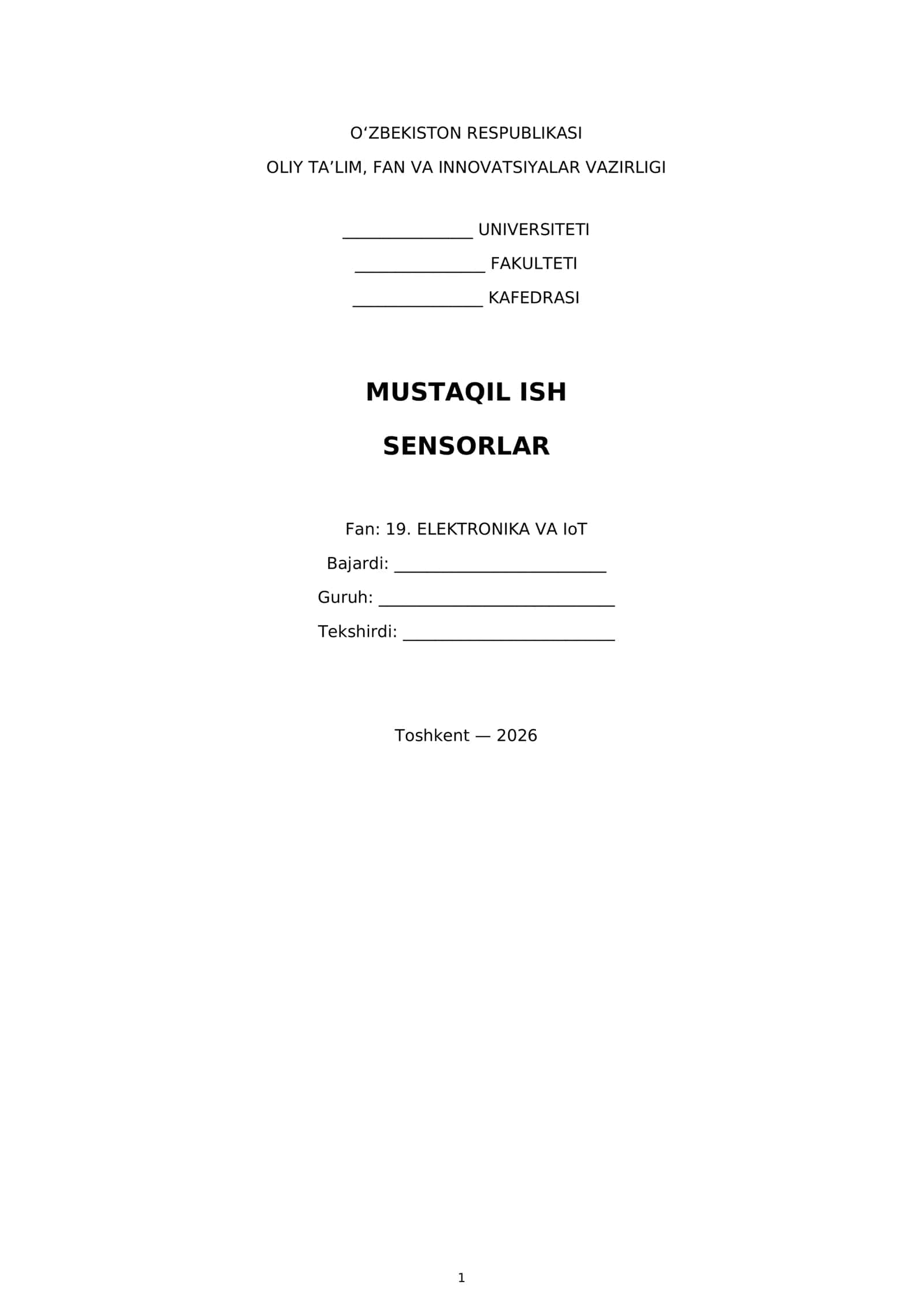 Sensorlar 1
