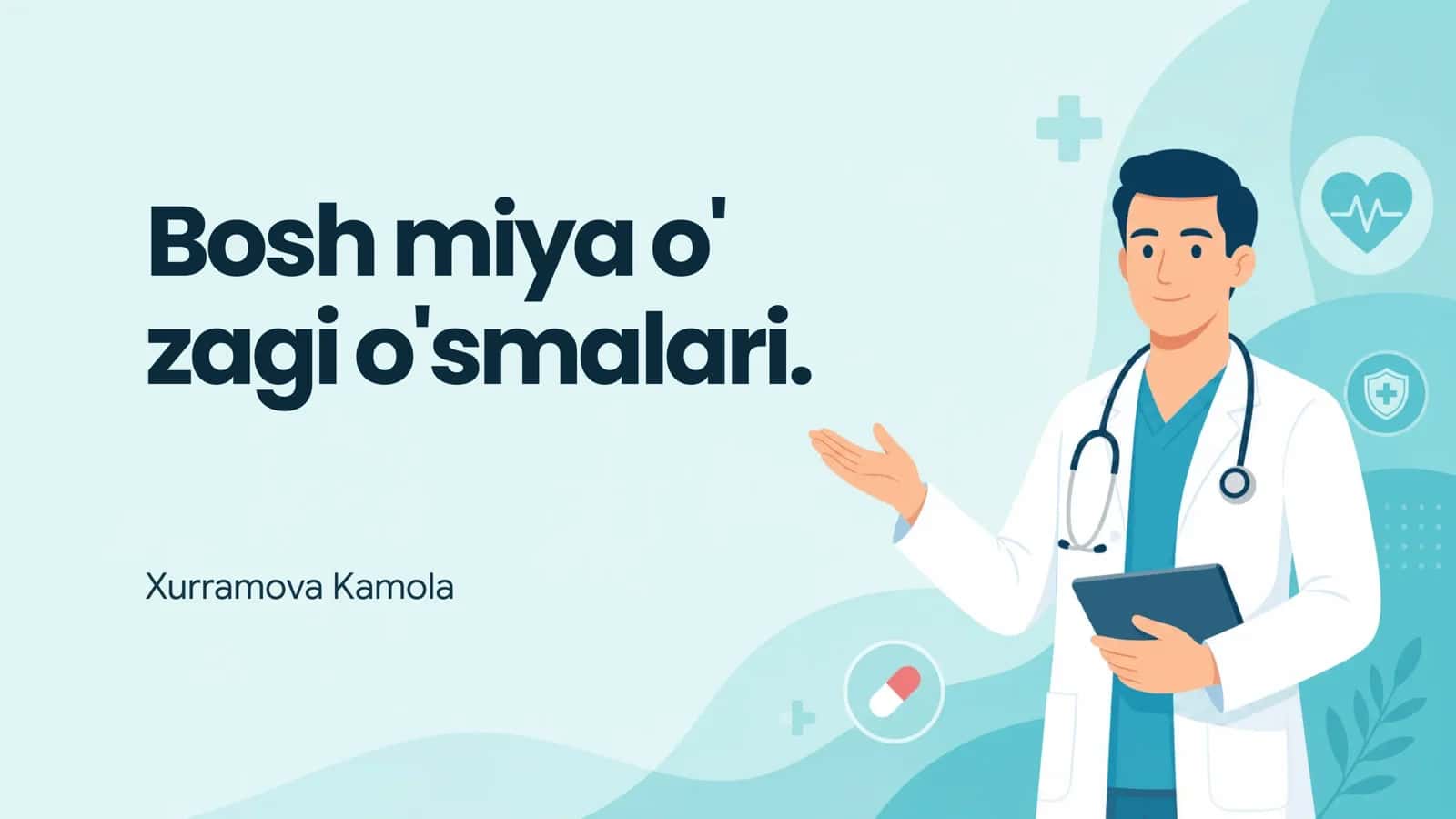 Bosh miya o‘zagi o’smalari Бош мия узаги усмалари 1