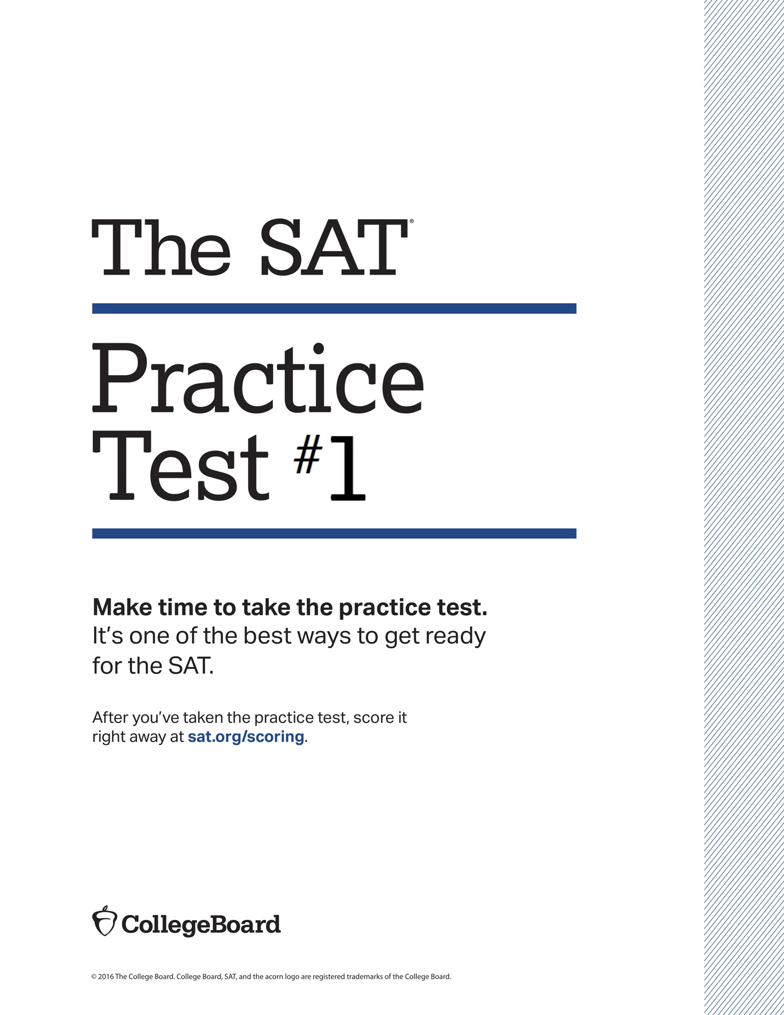 🚀📘 THE SAT PRACTICE TEST #1 📘🚀 ⚡ READING • WRITING • MATH ⚡ OFFICIAL-STYLE SAT PRACTICE PDF  ━━━━━━━━━━━━━━━━━━ 1