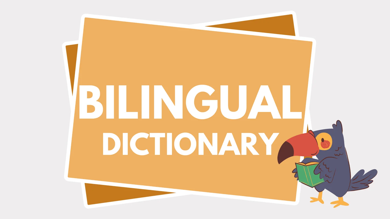 BILINGUAL DICTIONARY 1