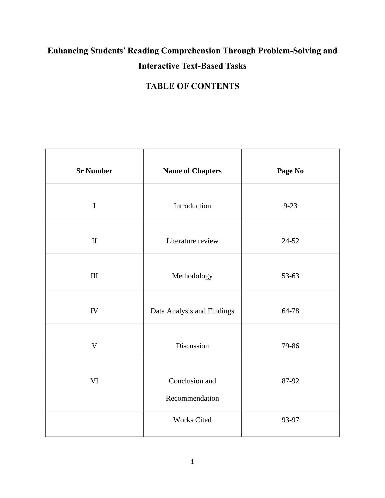 Enhancing Students’ Reading Comprehension Through Problem-Solving and Interactive Text-Based Tasks 1