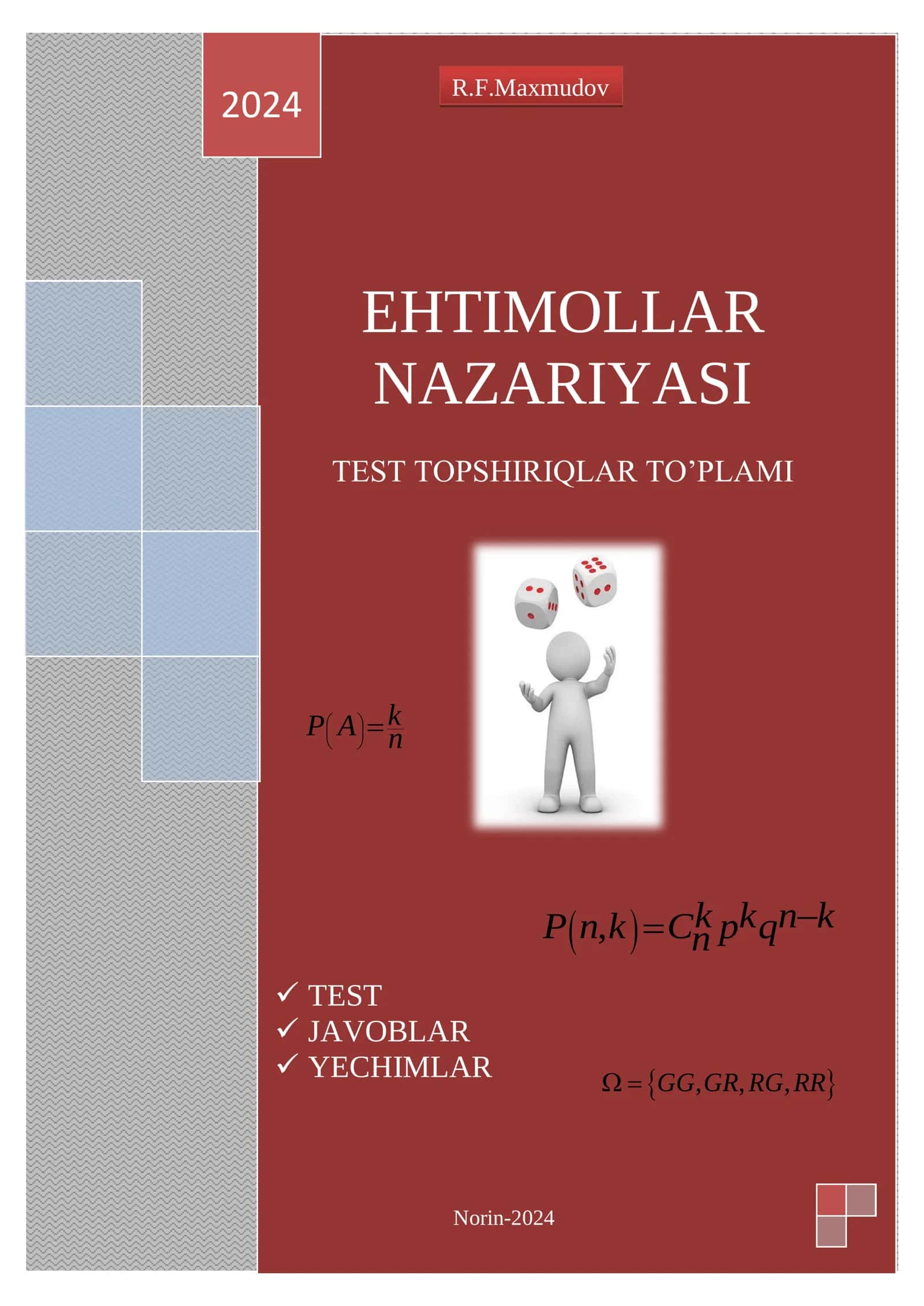 EHTIMOLLAR NAZARIYASI TEST TOPSHIRIQLAR TO’PLAMI 1