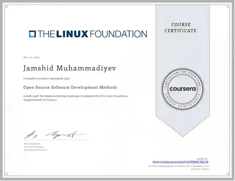 Open Source Software Development Methods