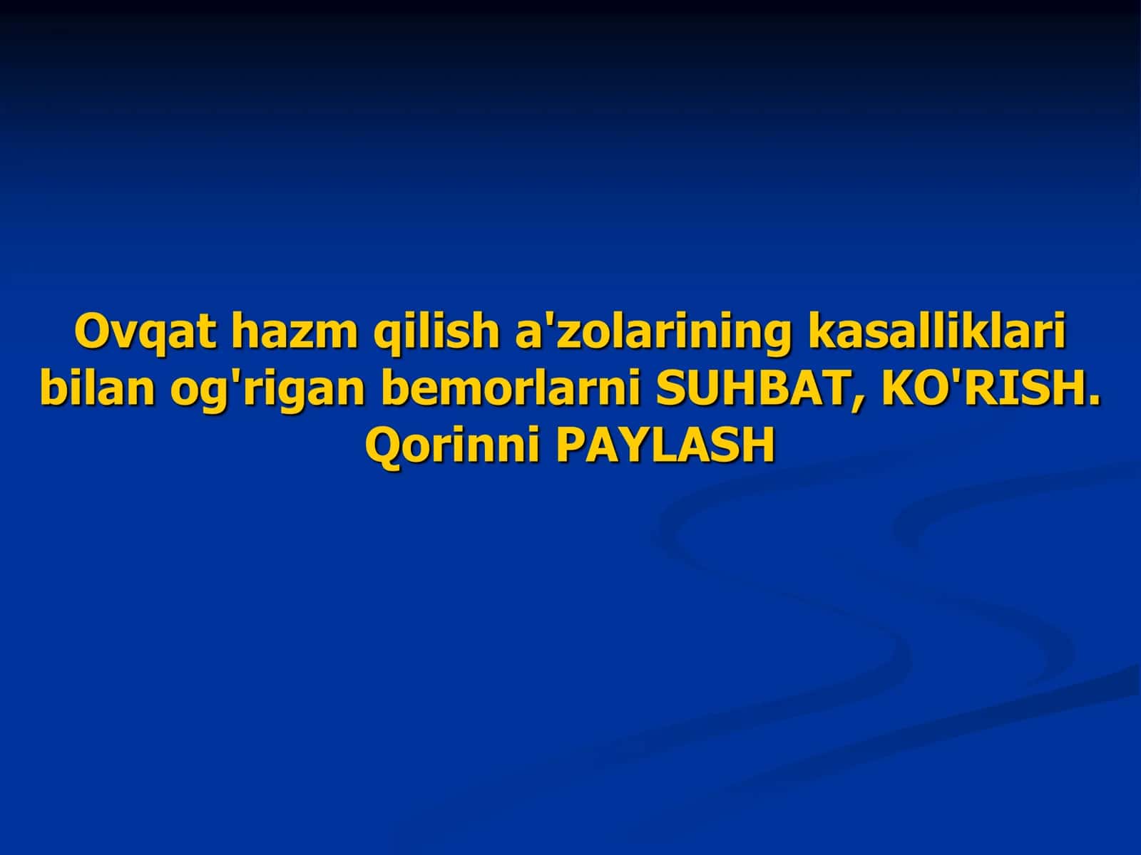 Ovqat hazm qilish a'zolarining kasalliklari 1
