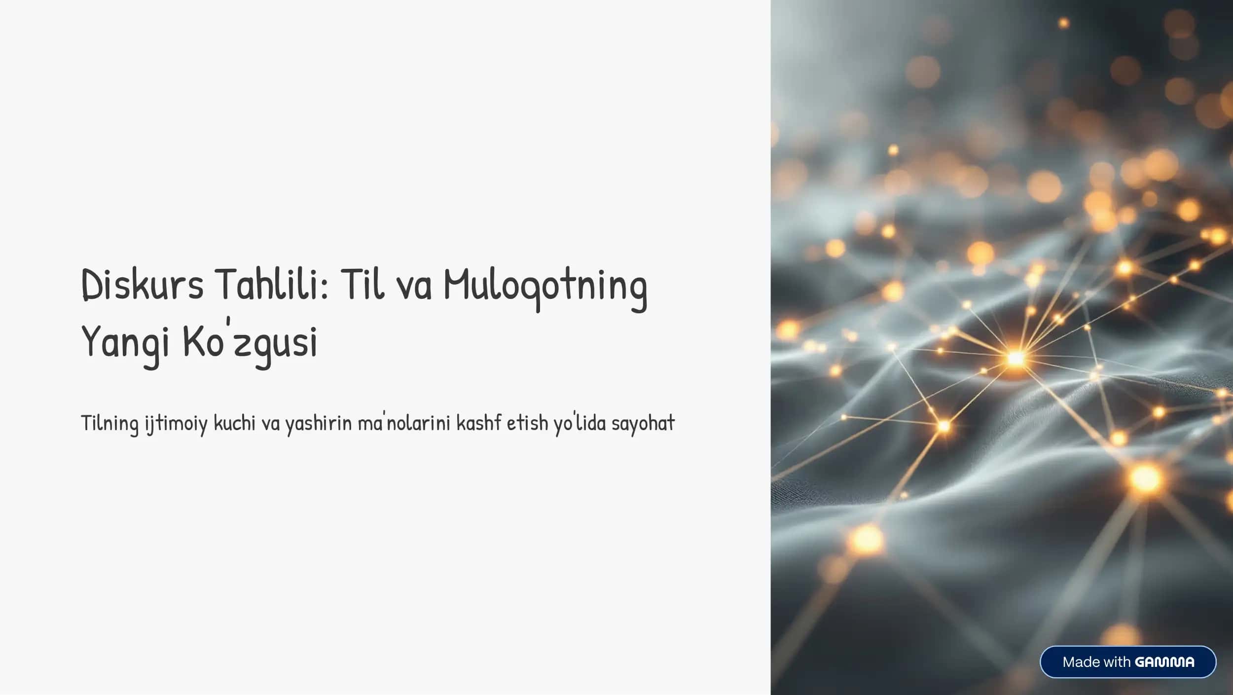 Diskurs Tahlili 1