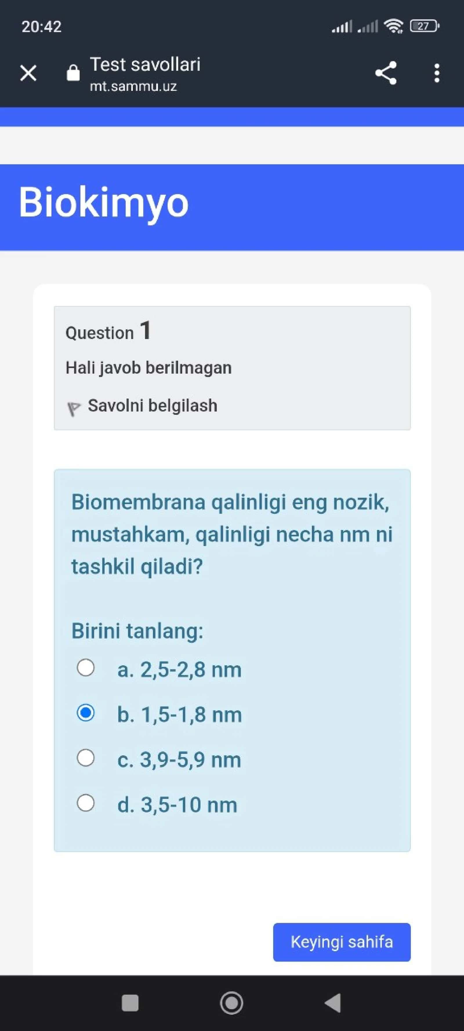Test 1