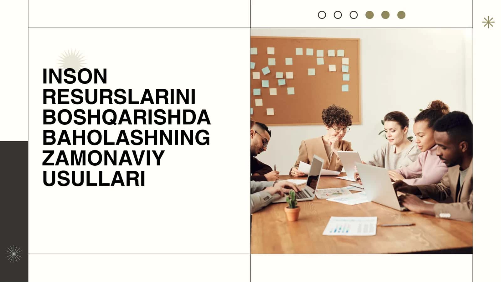 INSON RESURSLARINI BOSHQARISHDA BAHOLASHNING ZAMONAVIY USULLARI 1