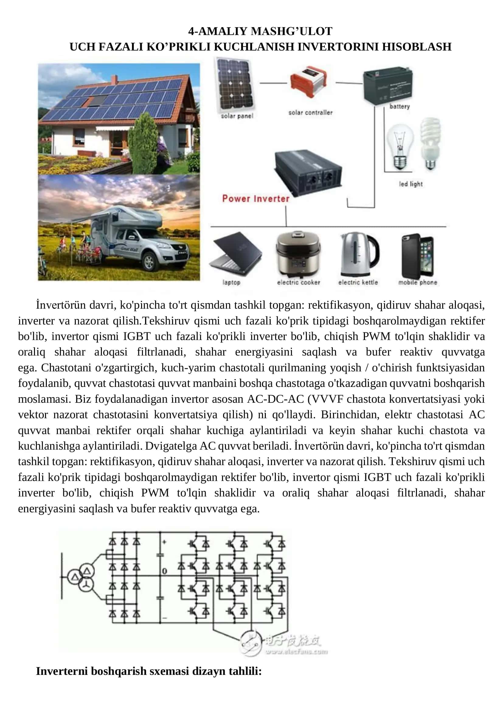 UCH FAZALI KO’PRIKLI KUCHLANISH INVERTORI 1