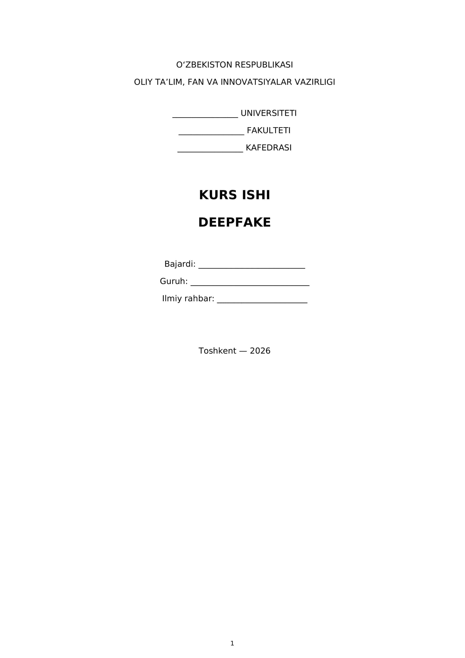 Deepfake Kurs Ishi 1