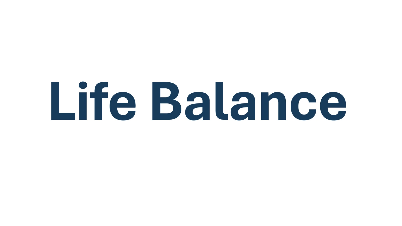 Life Balance 2
