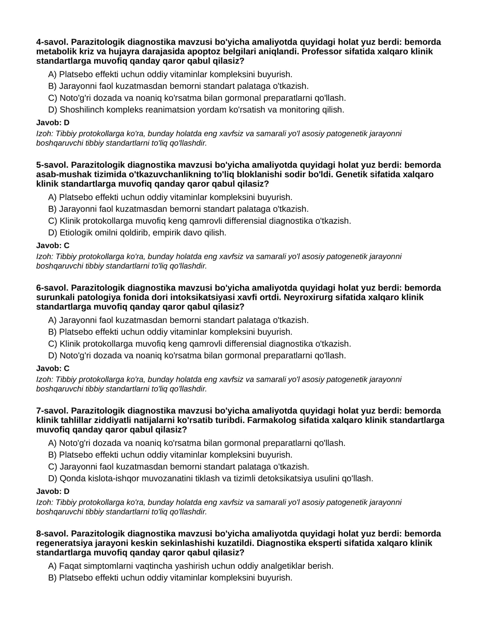 PARAZITOLOGIK DIAGNOSTIKA - 1-QISM 2