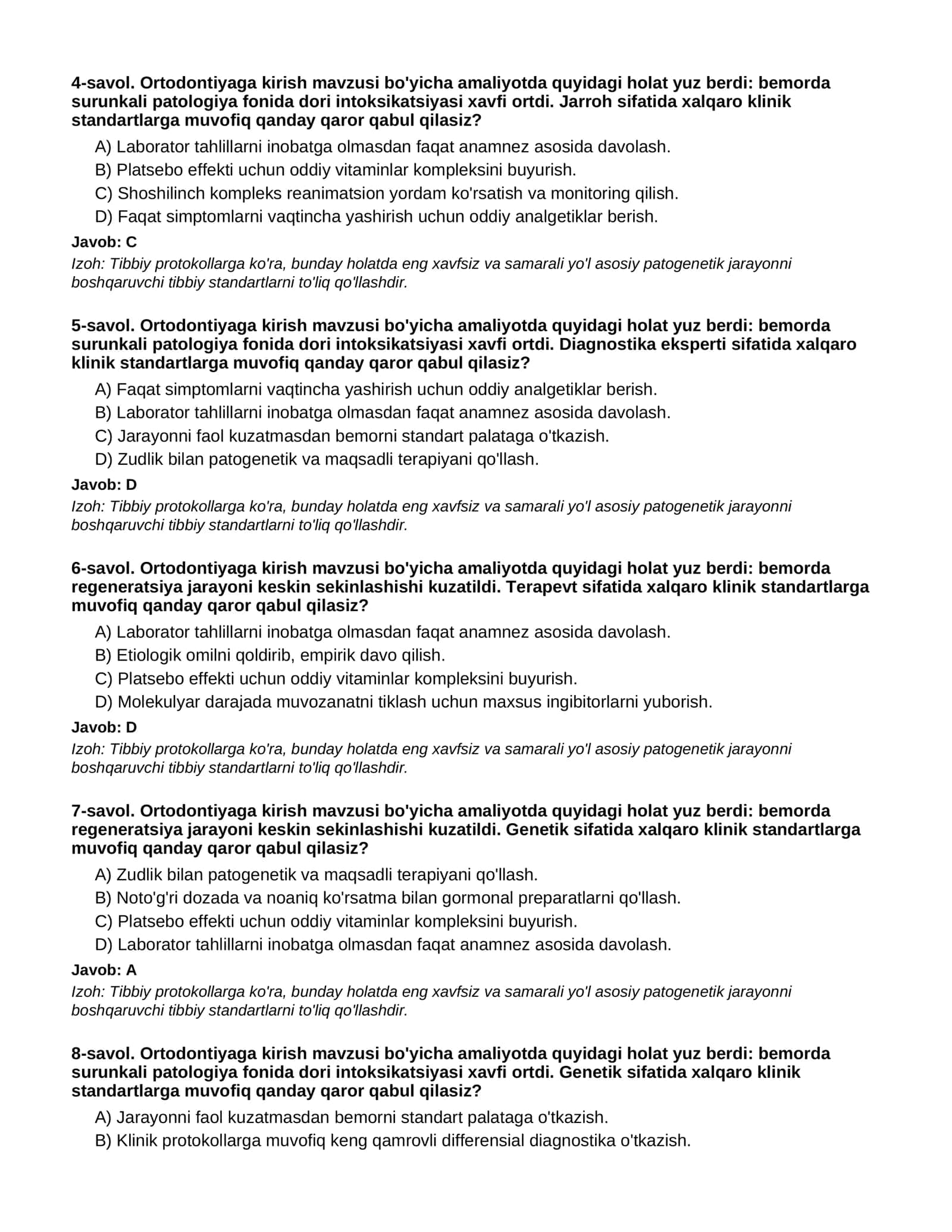 ORTODONTIYAGA KIRISH - 2-QISM 2
