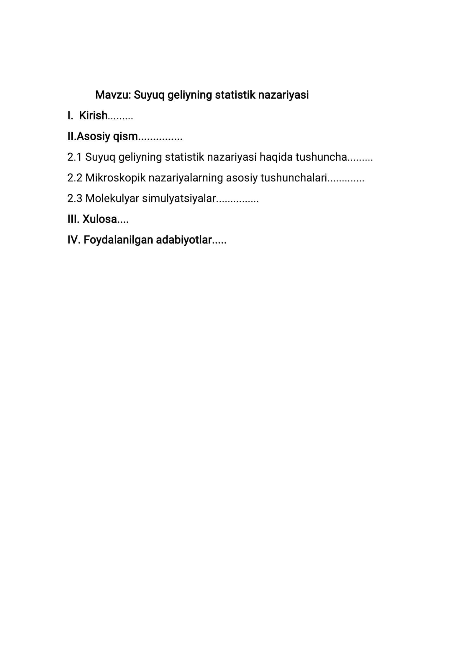 Suyuq geliyning statistik nazariyasi 2