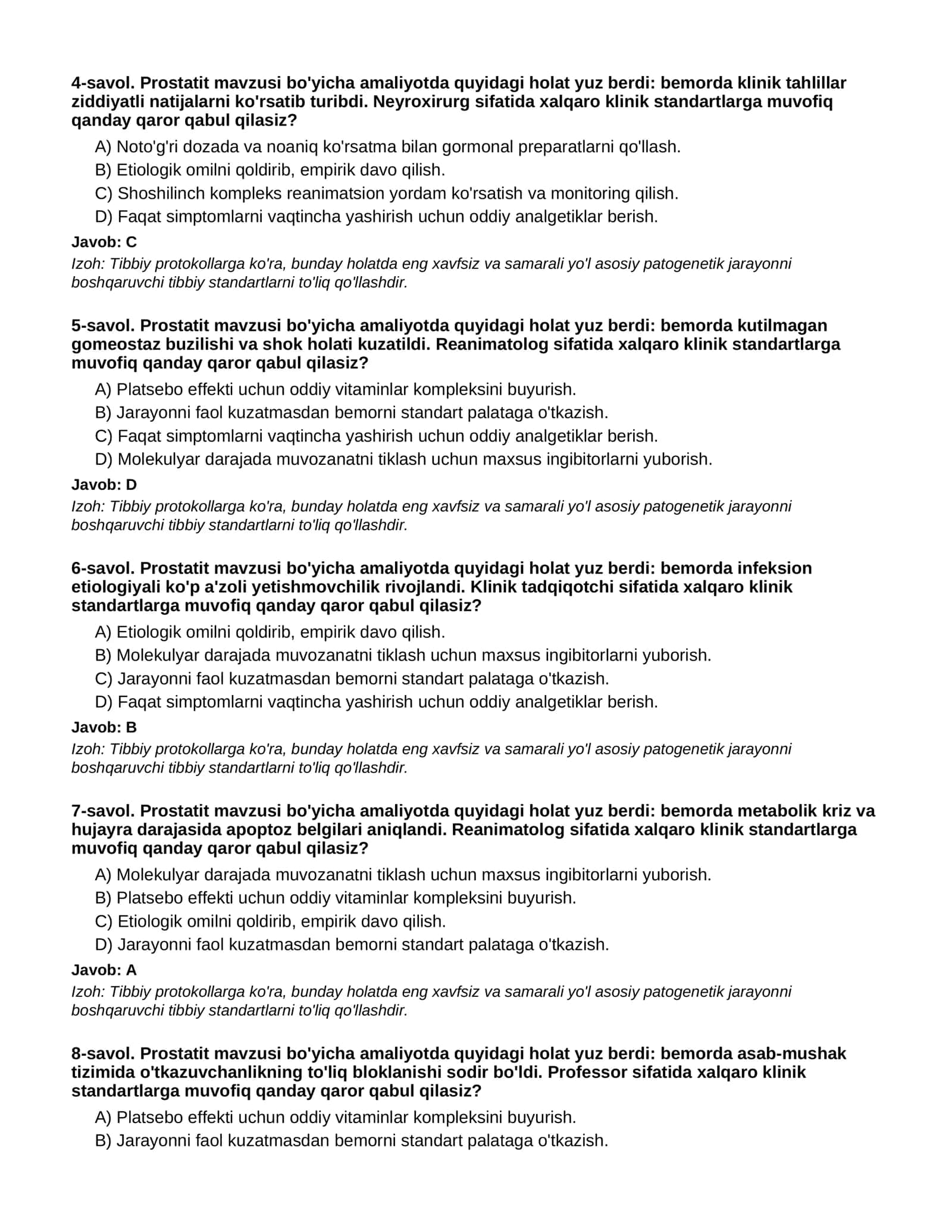 PROSTATIT - 2-QISM 2