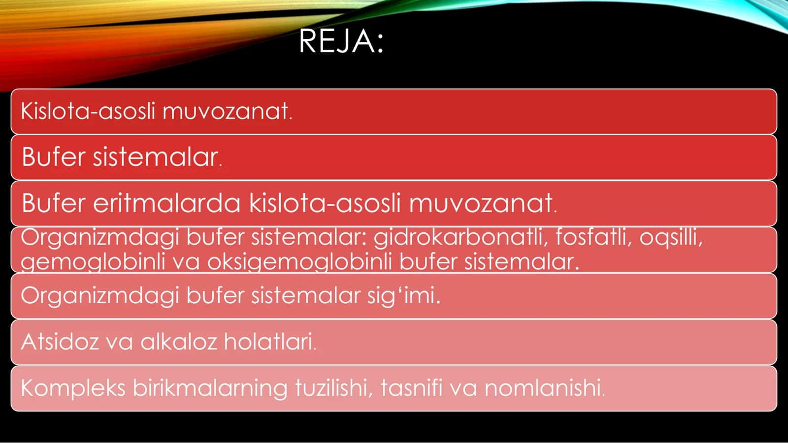 Kislota-asosli muvozanat 2
