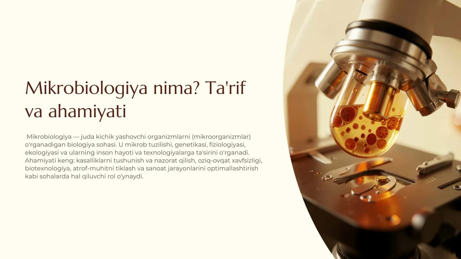 Mikrobiologiya faniga kirish 2