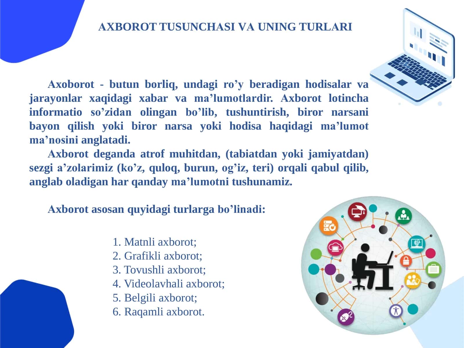 Аxborot texnologiyalarining asosiy tushunchalari 2