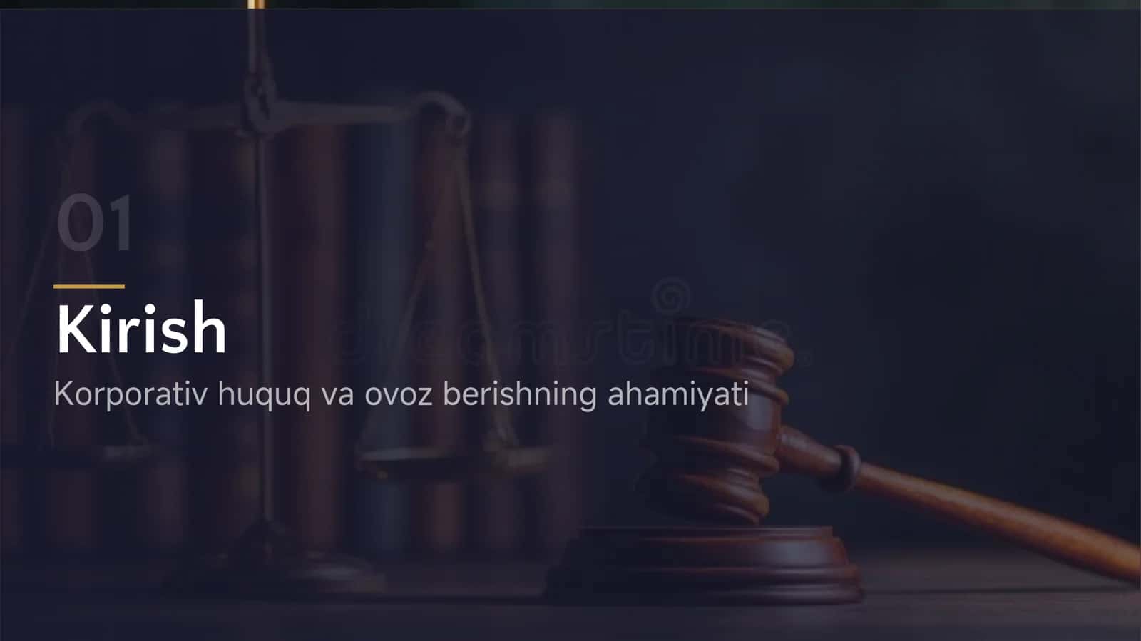 Aksiyadorlarning umumiy yig'ilishda ovoz berishi 2