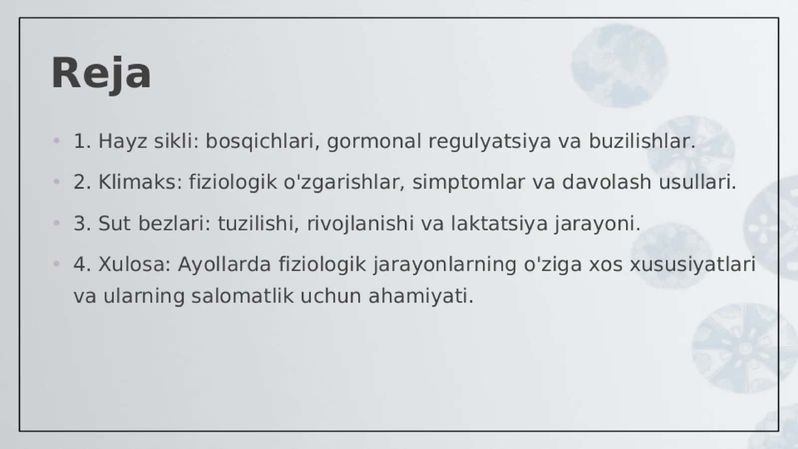 Ayollardafiziologikjarayonlar 2
