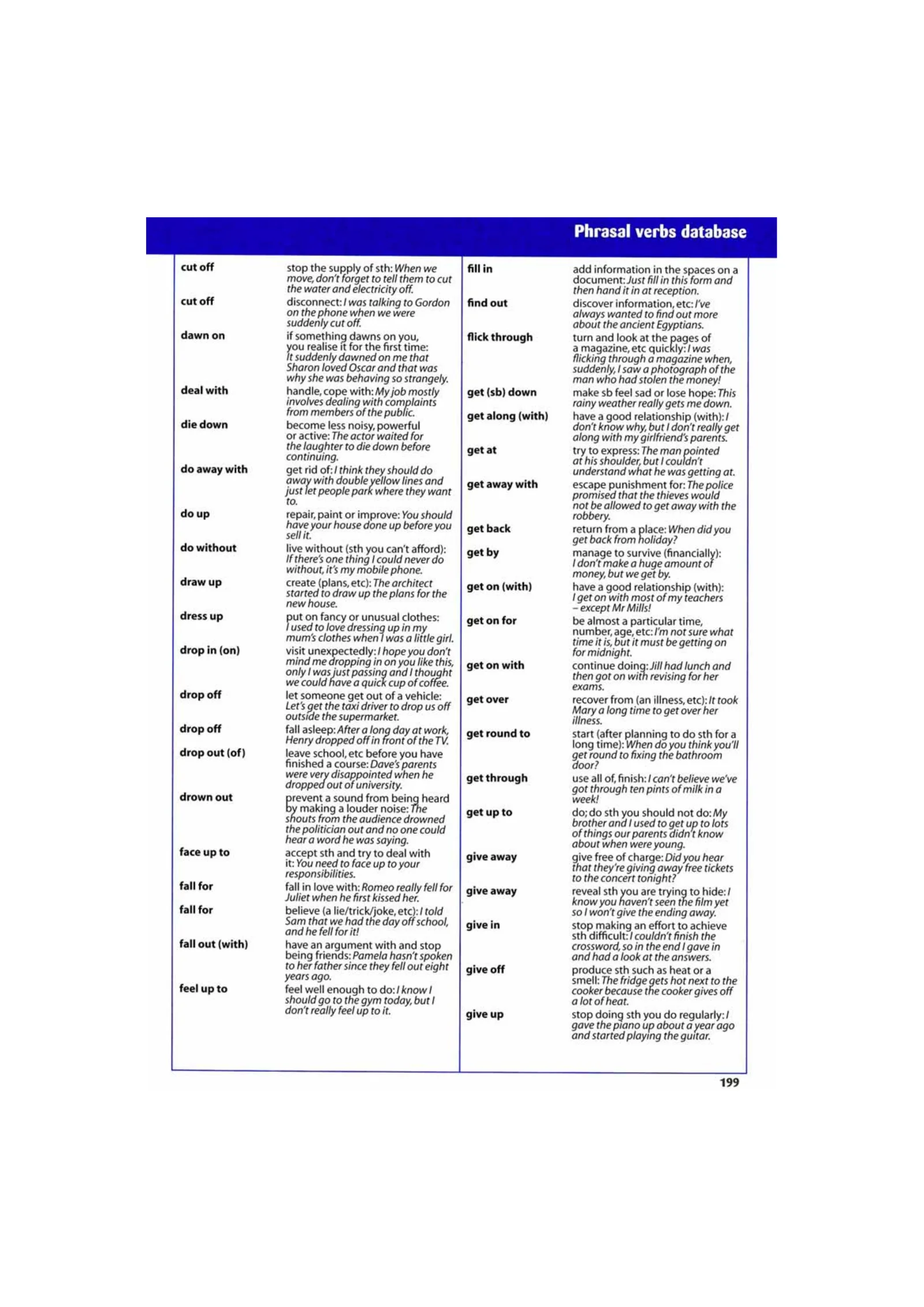 PHRASAL VERBS FOR B2 LEVEL 2