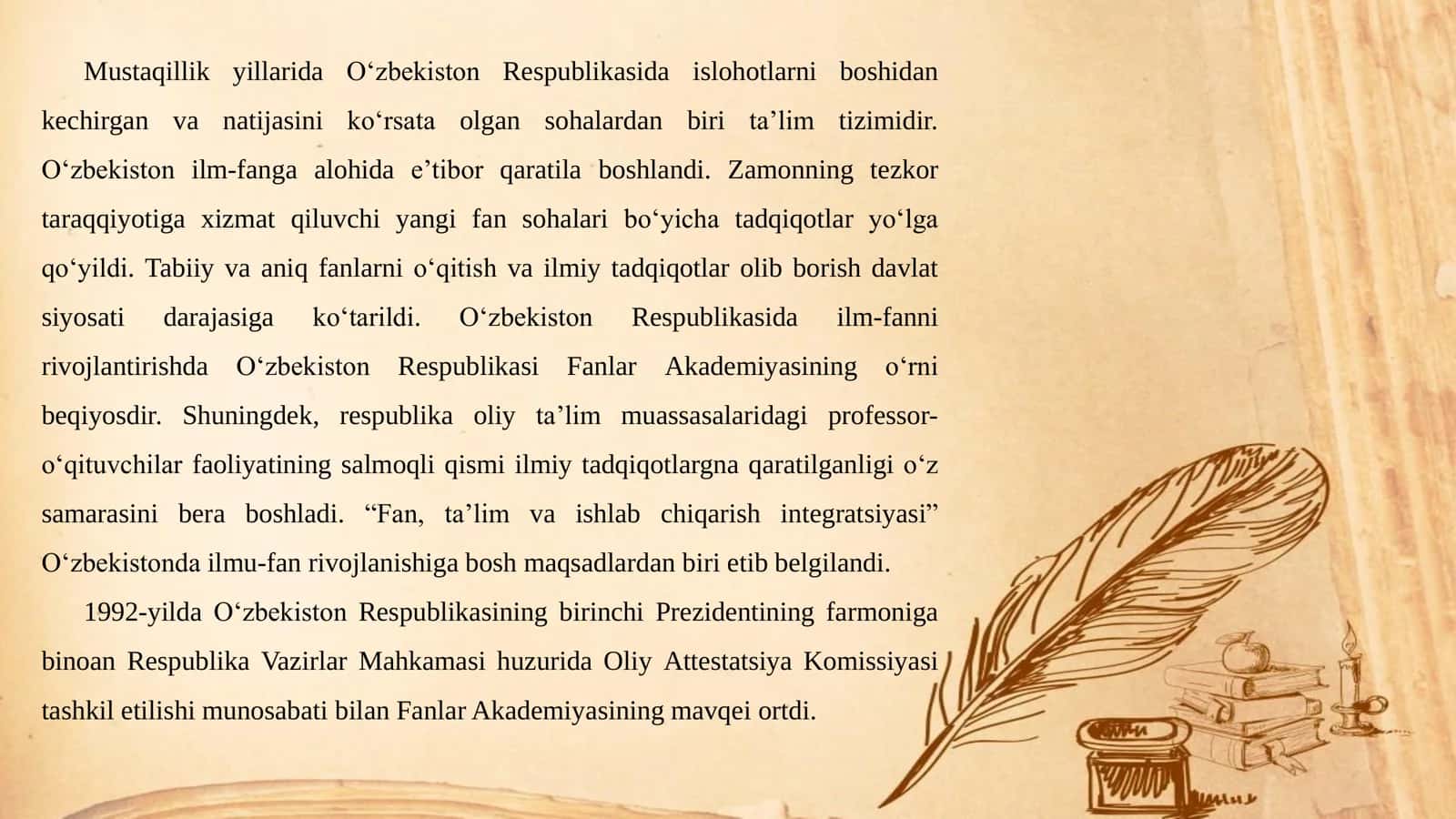 O‘ZBEKISTONDA_TA’LIM_SOHASIDA_AMALGA_OSHIRILGAN_ISLOHOTLAR. Taqdimot 2