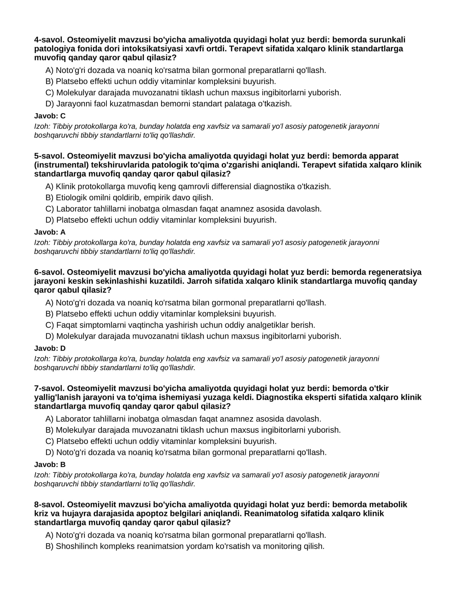 OSTEOMIYELIT - 2-QISM 2