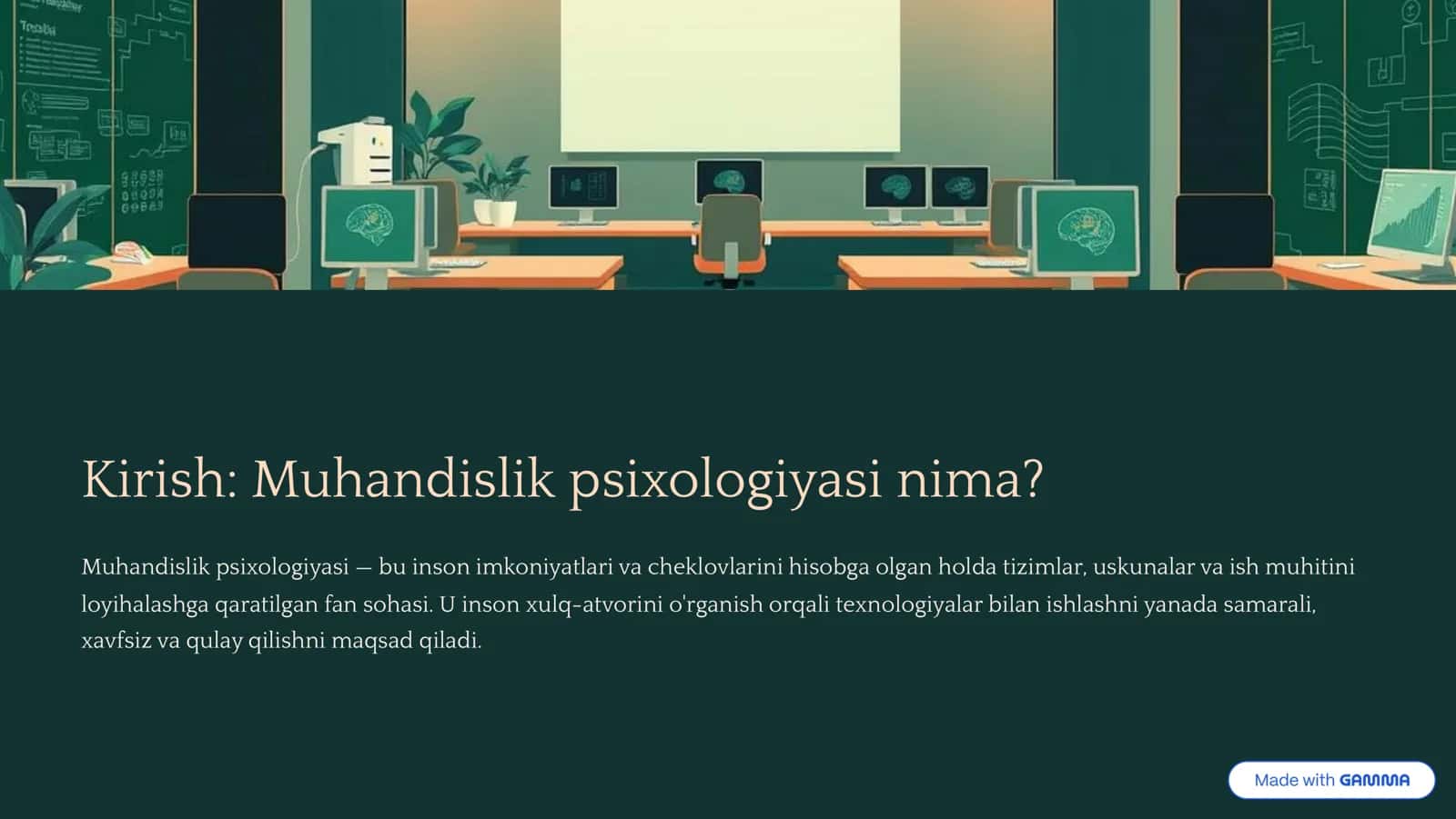 Muhandislik Psixologiyasi 2