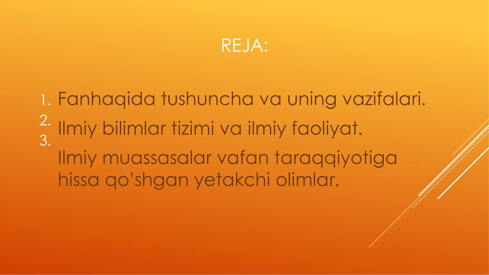 ILMIY BILIMLAR TIZIMI VA ILMIY FAOLIYAT 2
