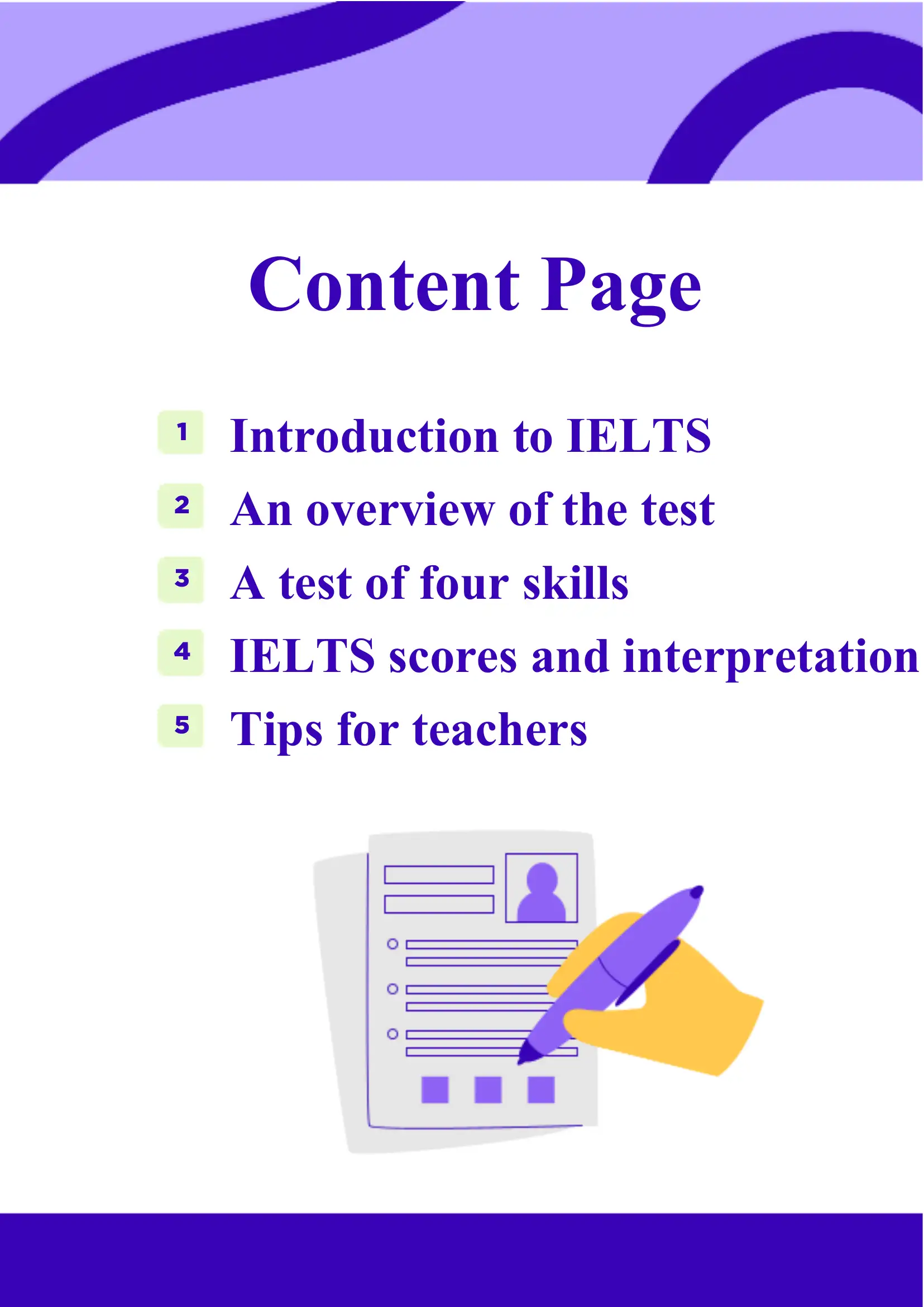 Academic Booklet: teaching IELTS 2