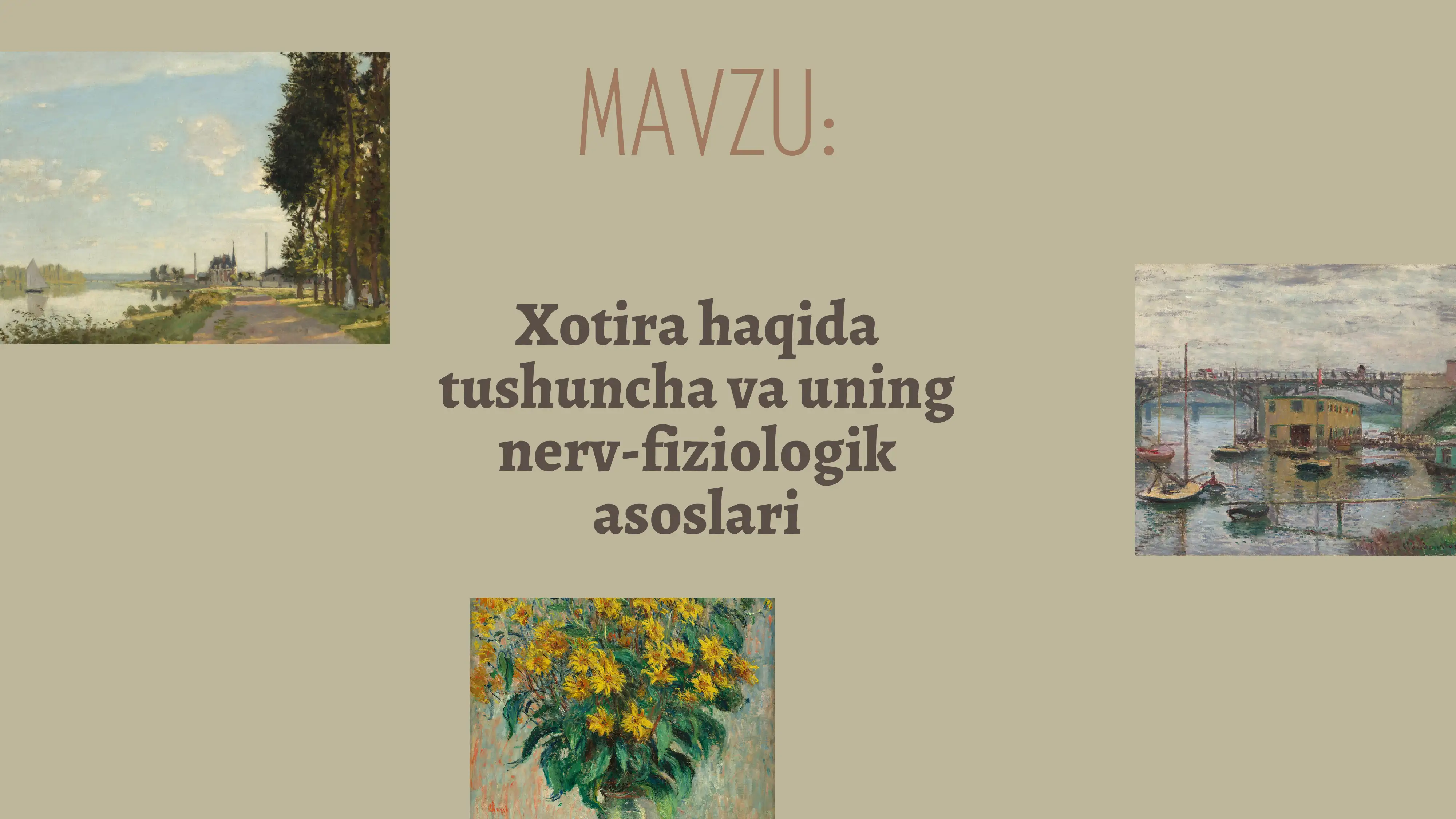 Xotira haqida tushuncha va uning nerv-fiziologik asoslari 2