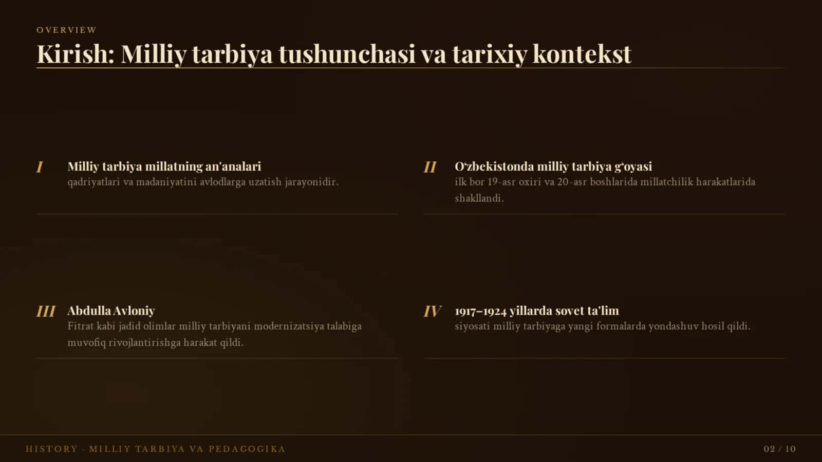 Milliy tarbiya 2