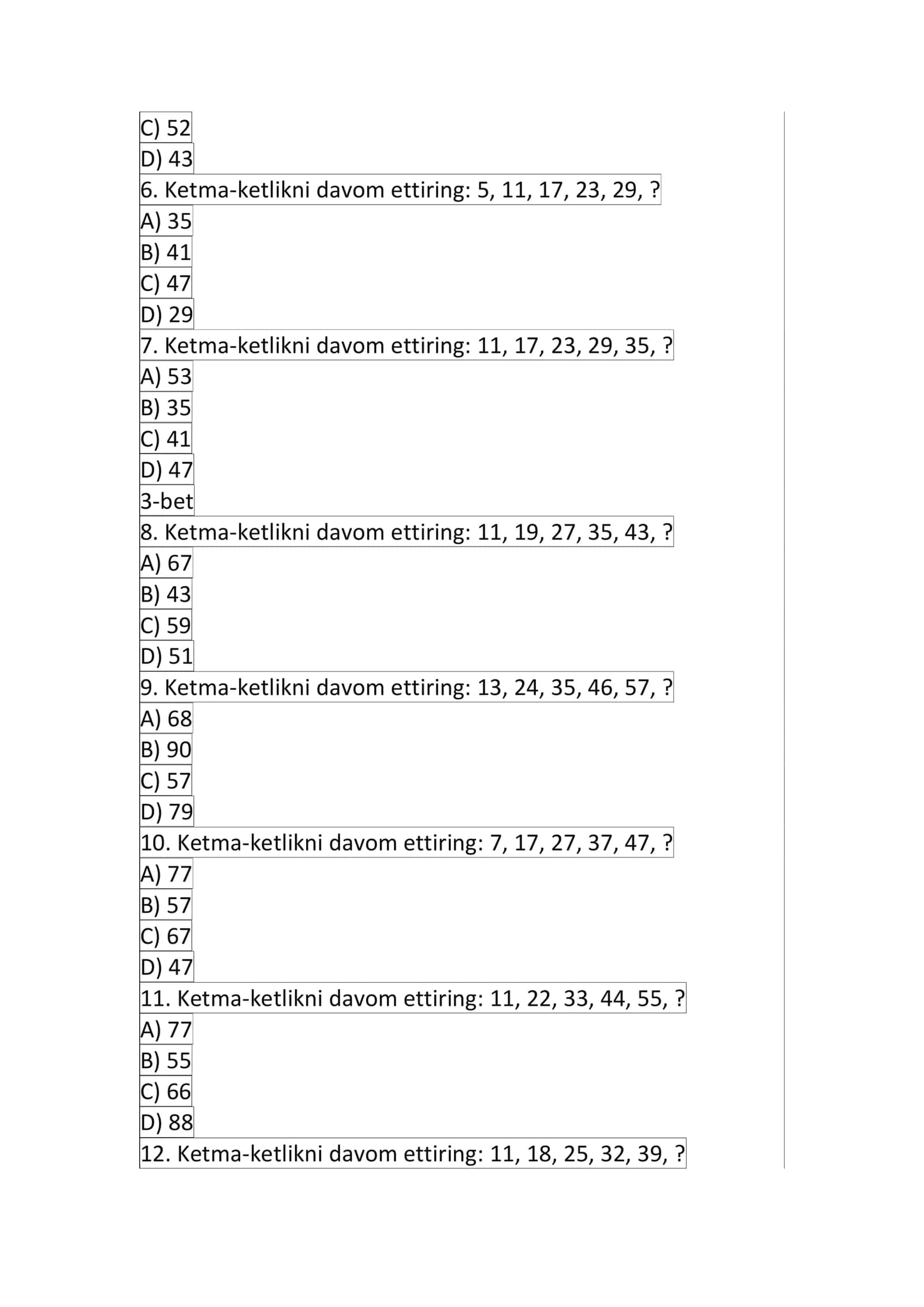 Iq test 2