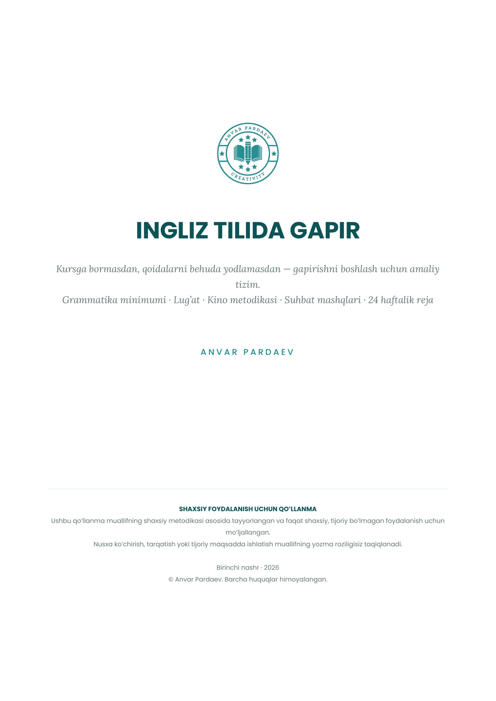 Ingliz tilida gapir — B1 dan B2 gacha amaliy qo'llanma | 106 bet, mashqlar va javoblari bilan 2