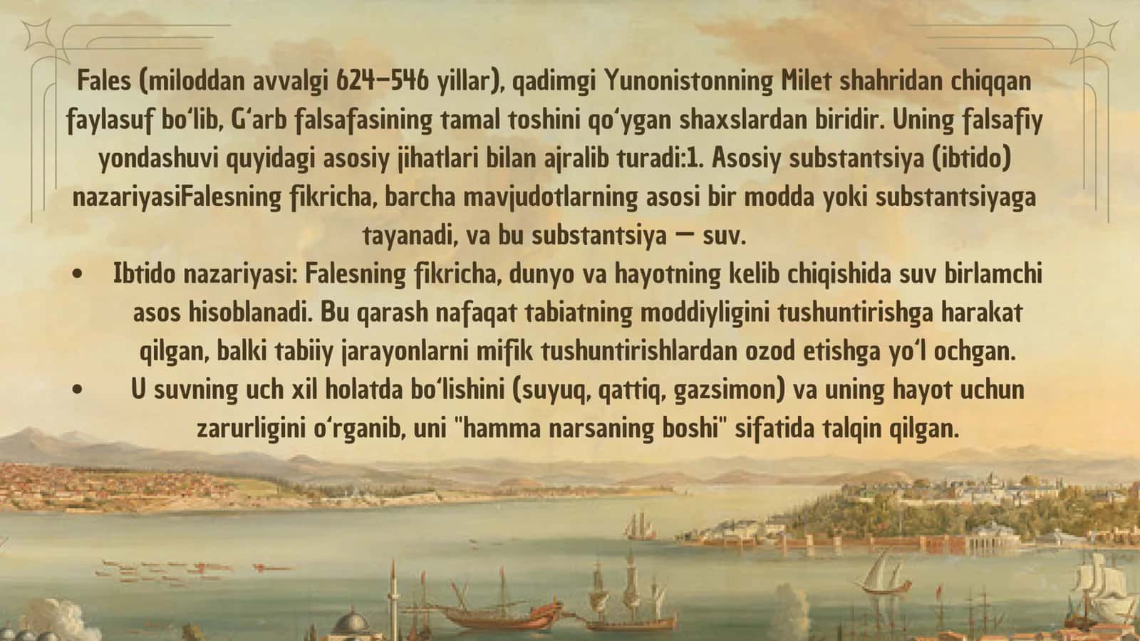 FALESNING FALSAFIY QARASHLARI 2